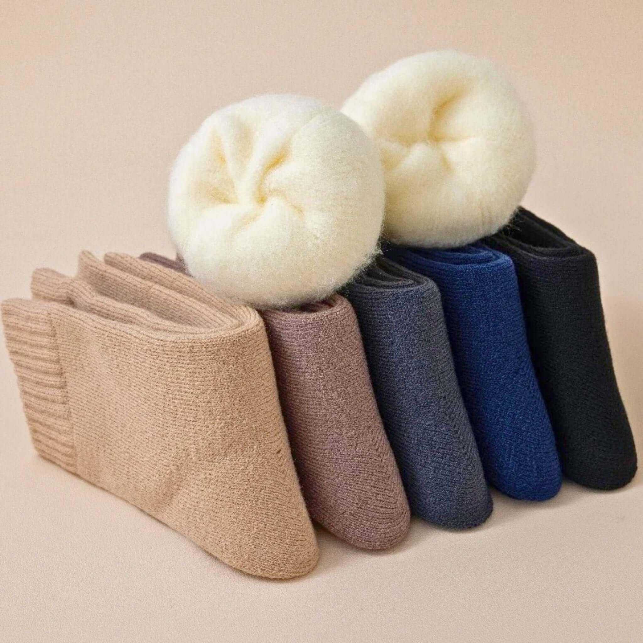 Cashmere Wool Socks (3 pair)