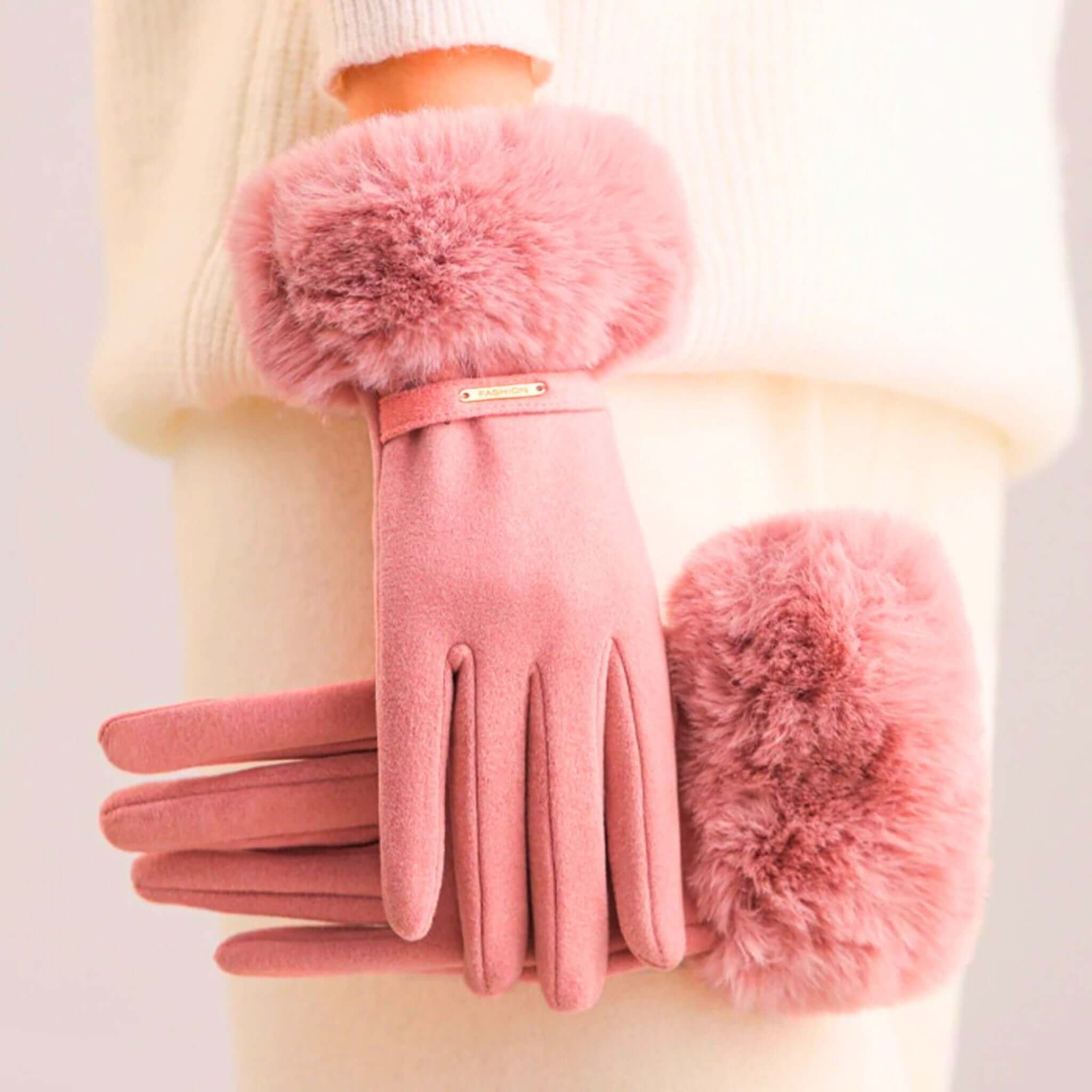 CozyFur Touch Gloves