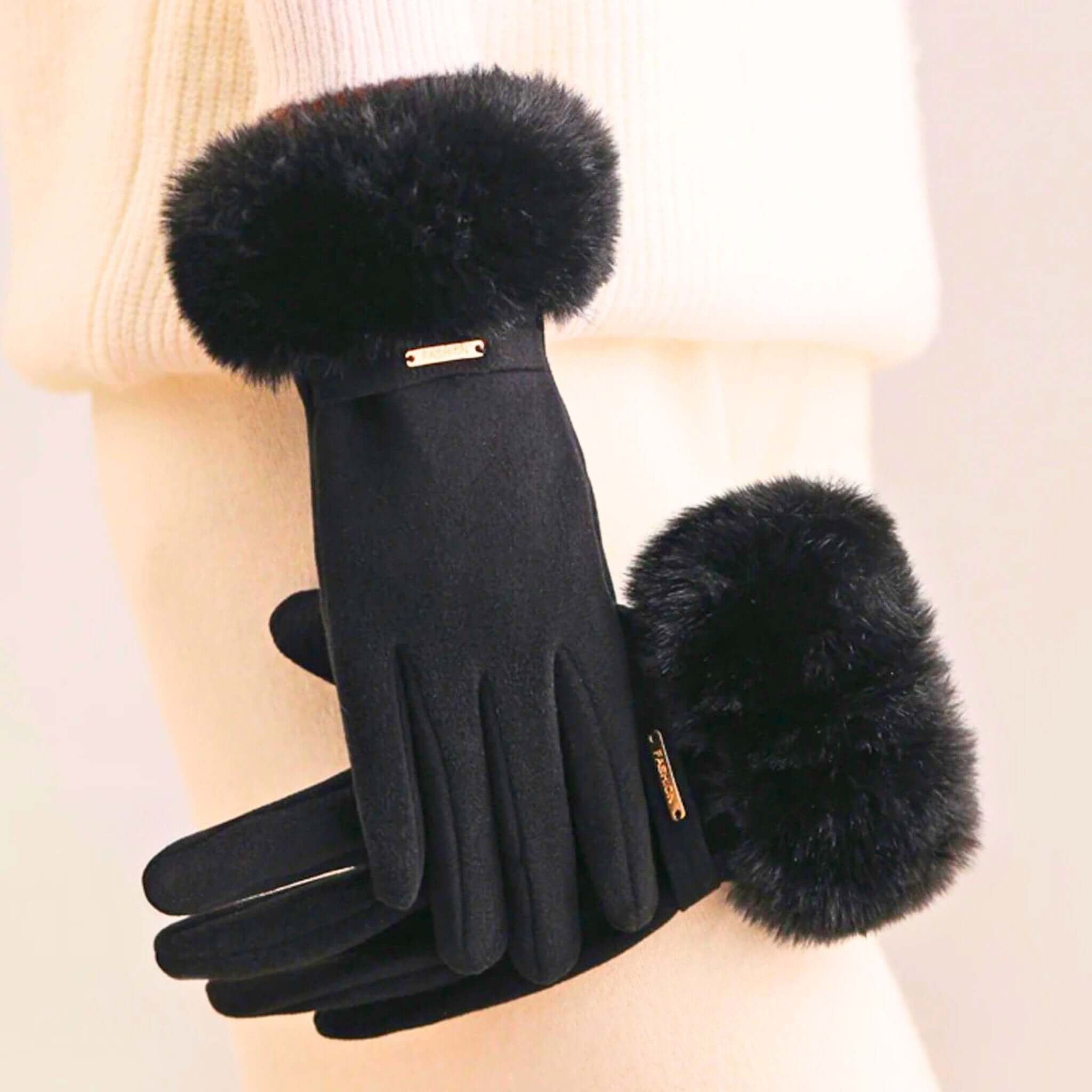CozyFur Touch Gloves