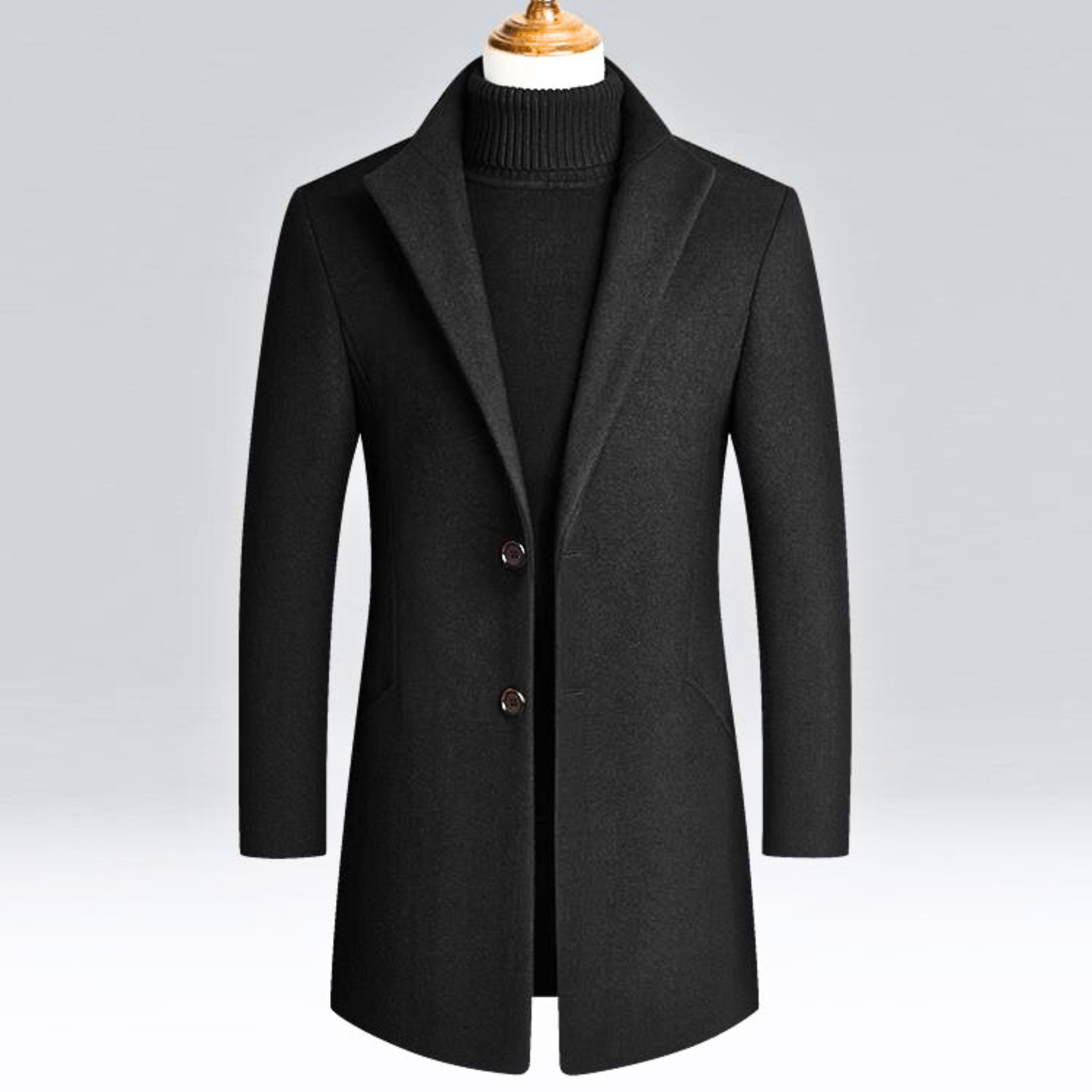 Imperial Tailored Wool Overcoat