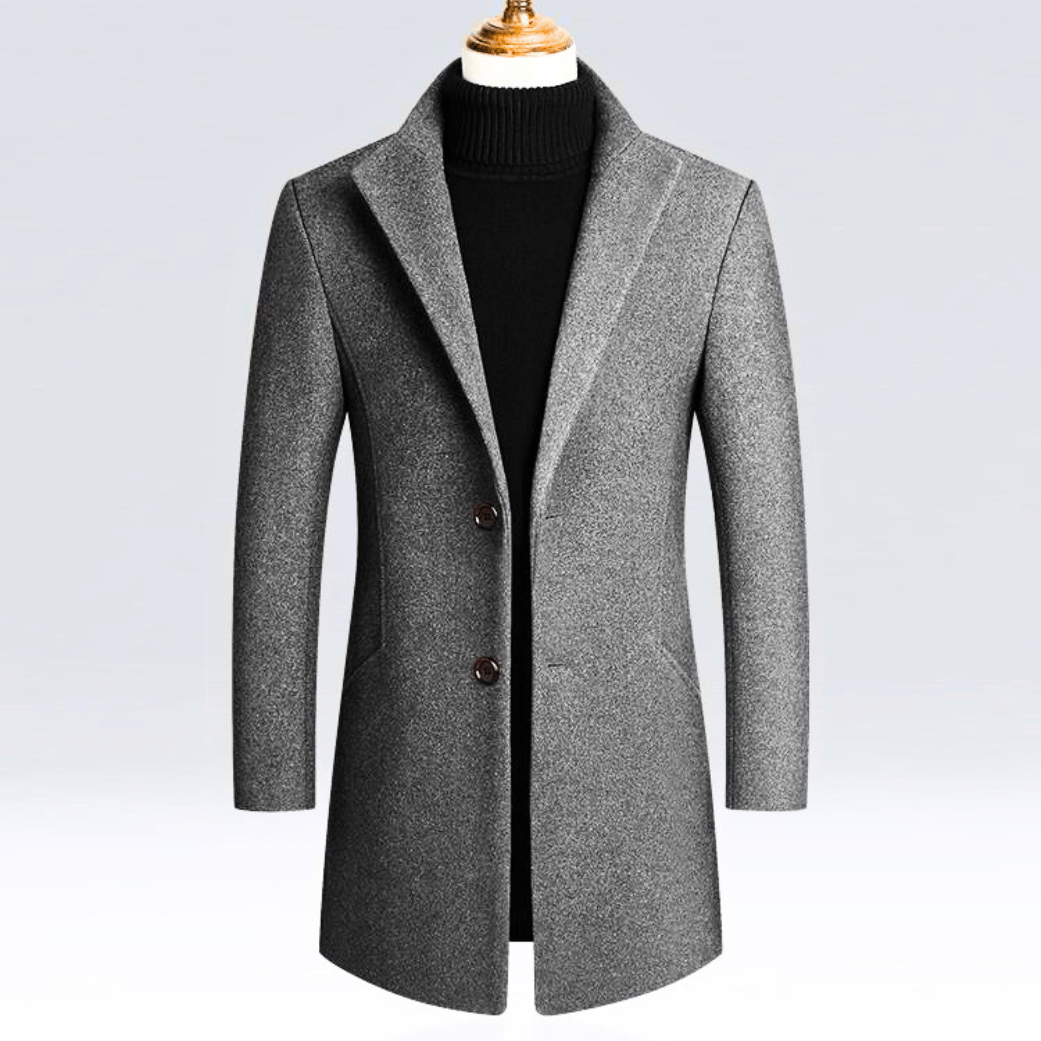 Imperial Tailored Wool Overcoat
