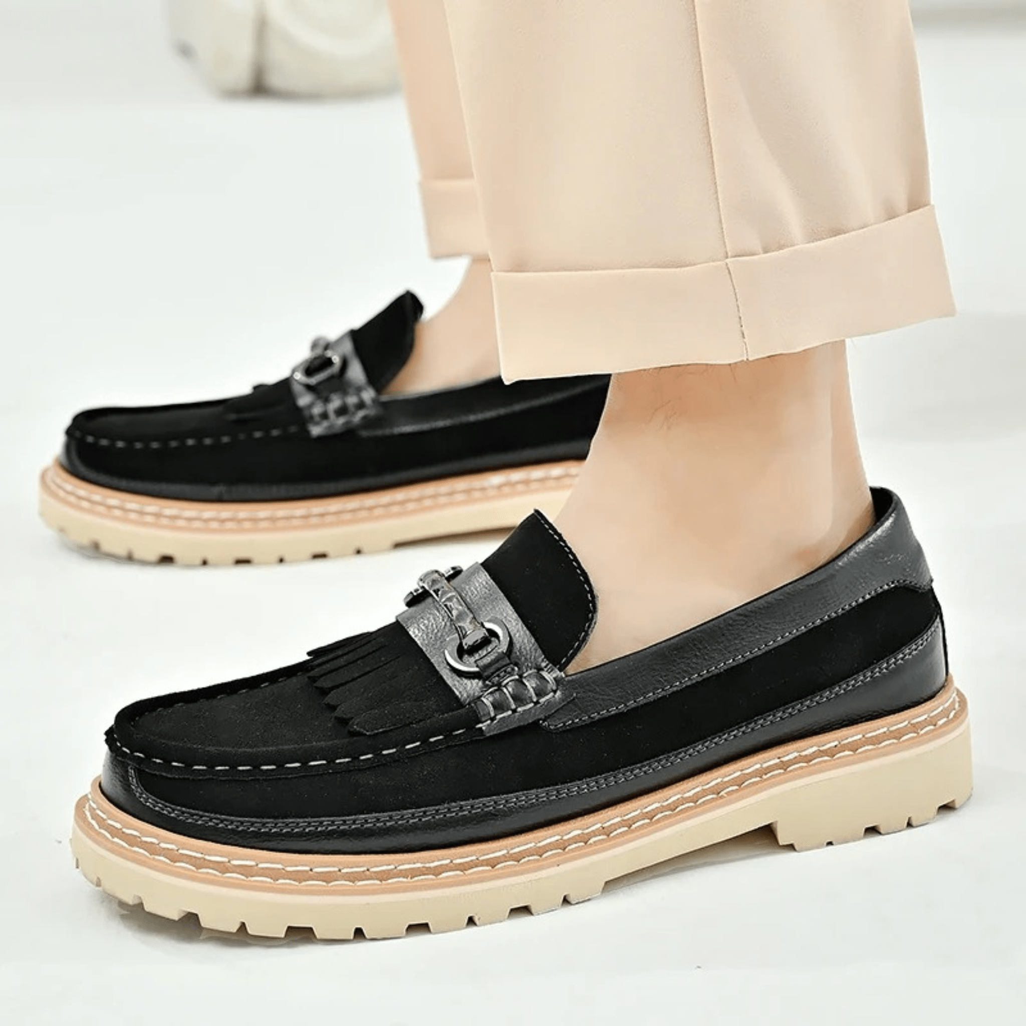 Ariston Tassel Leather Loafer