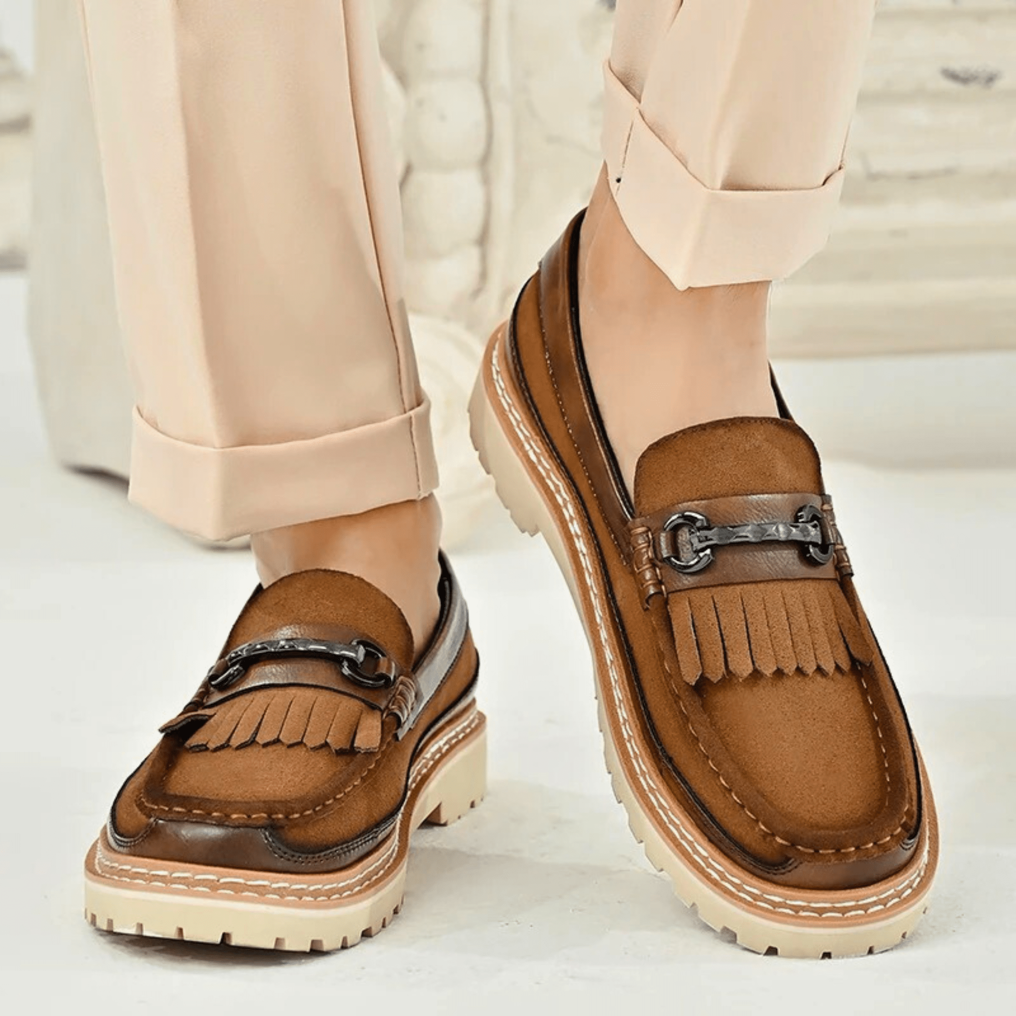 Ariston Tassel Leather Loafer