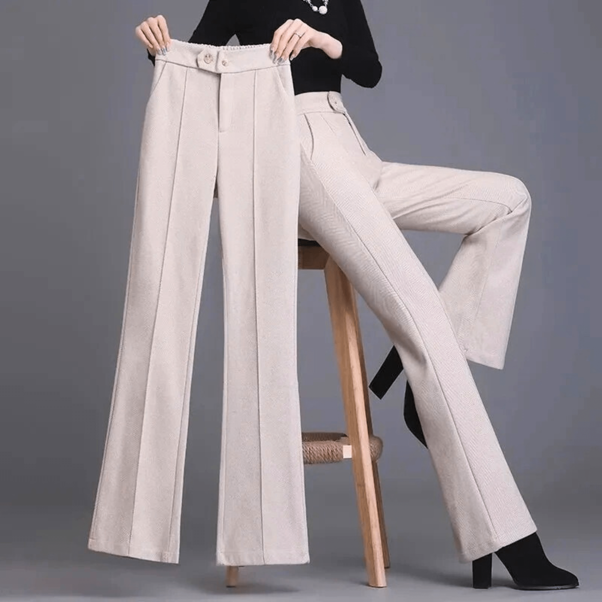 Aurela High-Waist Trousers