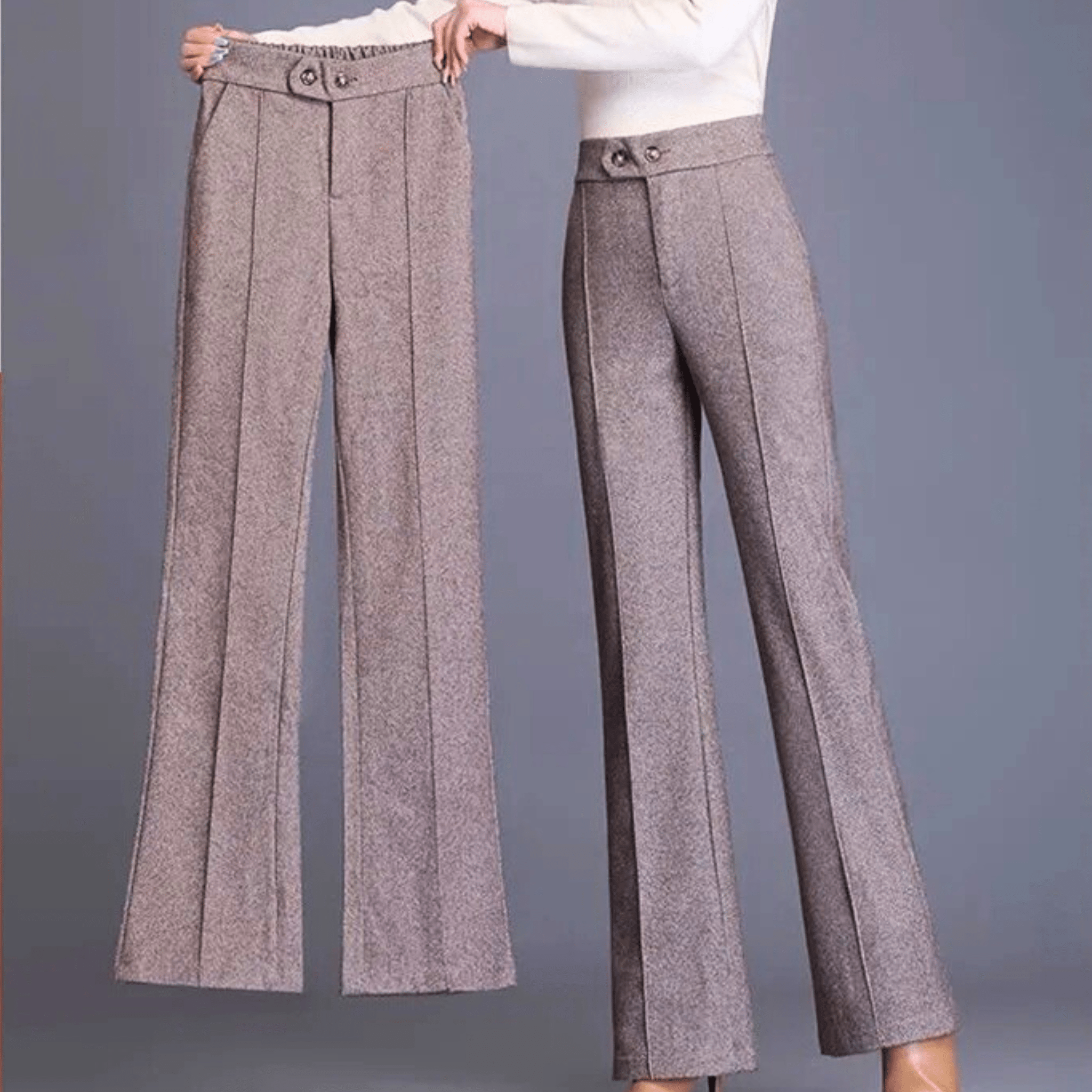 Aurela High-Waist Trousers