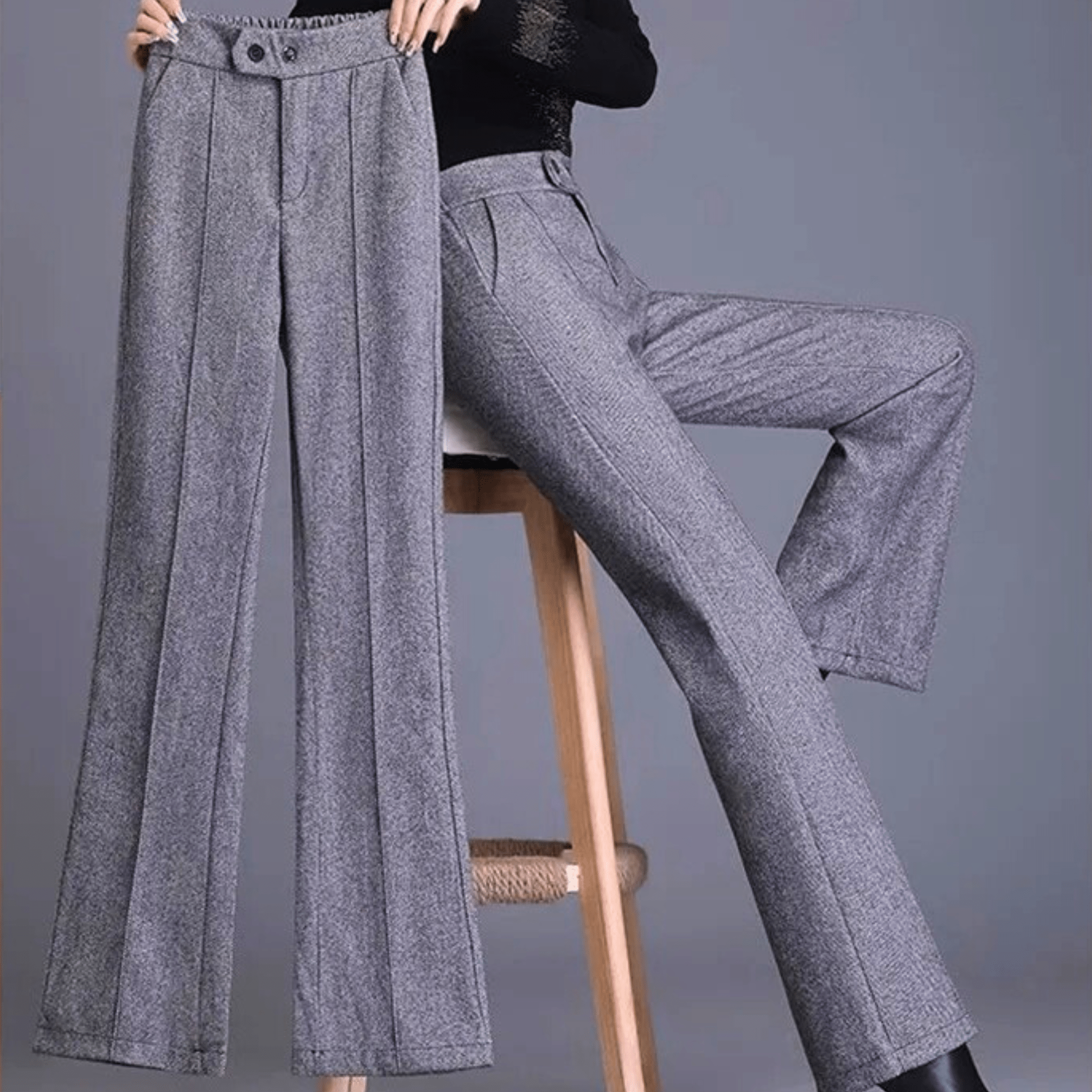 Aurela High-Waist Trousers