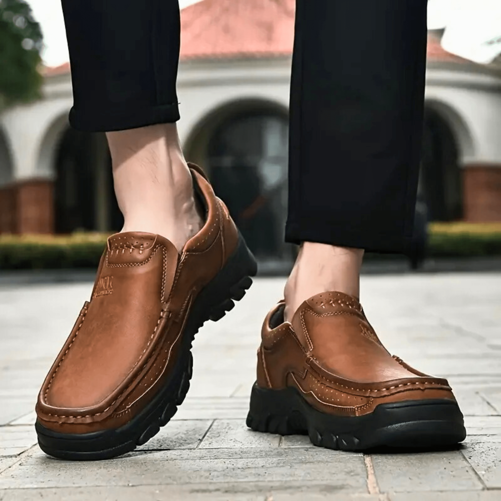 UrbanEase Leather Slip-On
