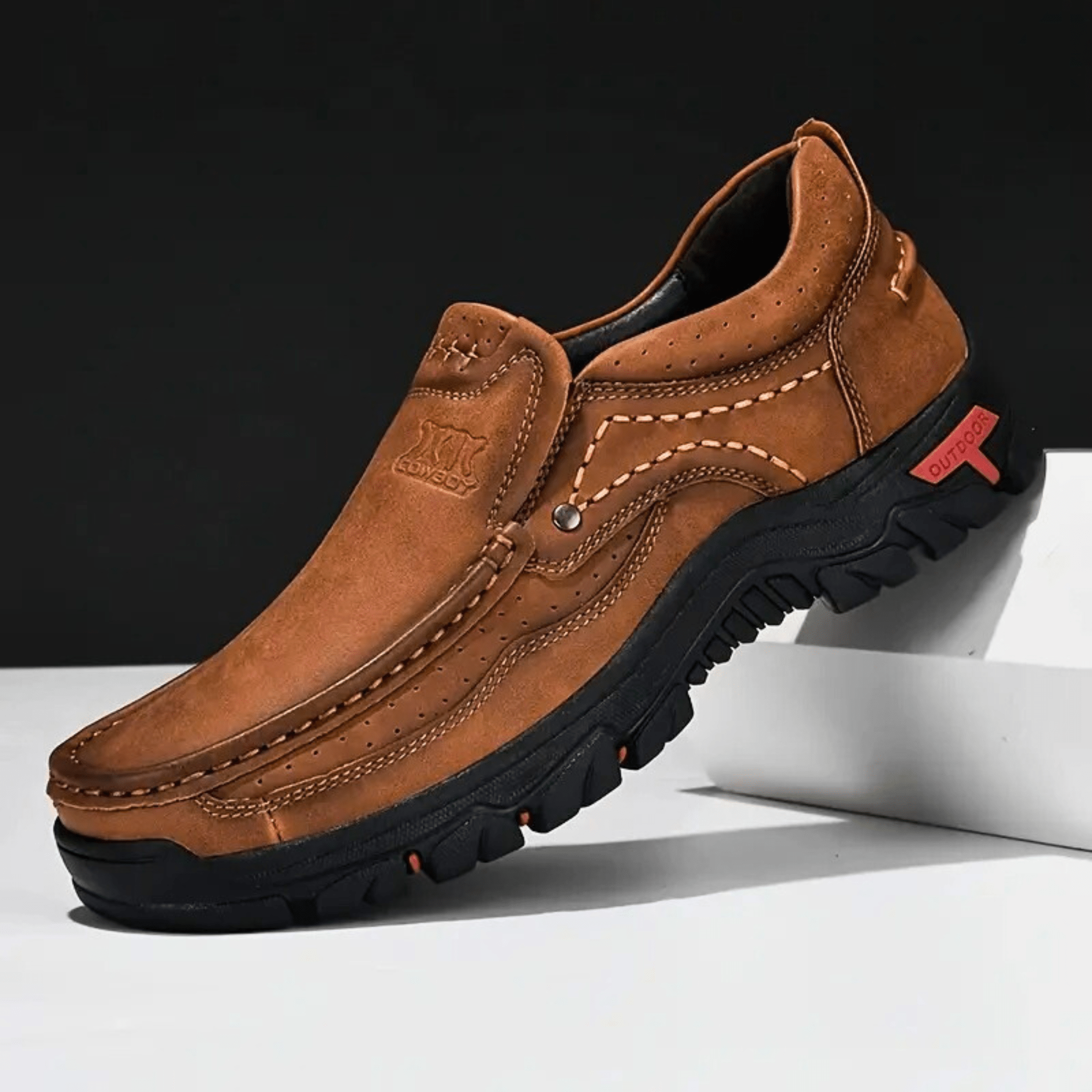 UrbanEase Leather Slip-On