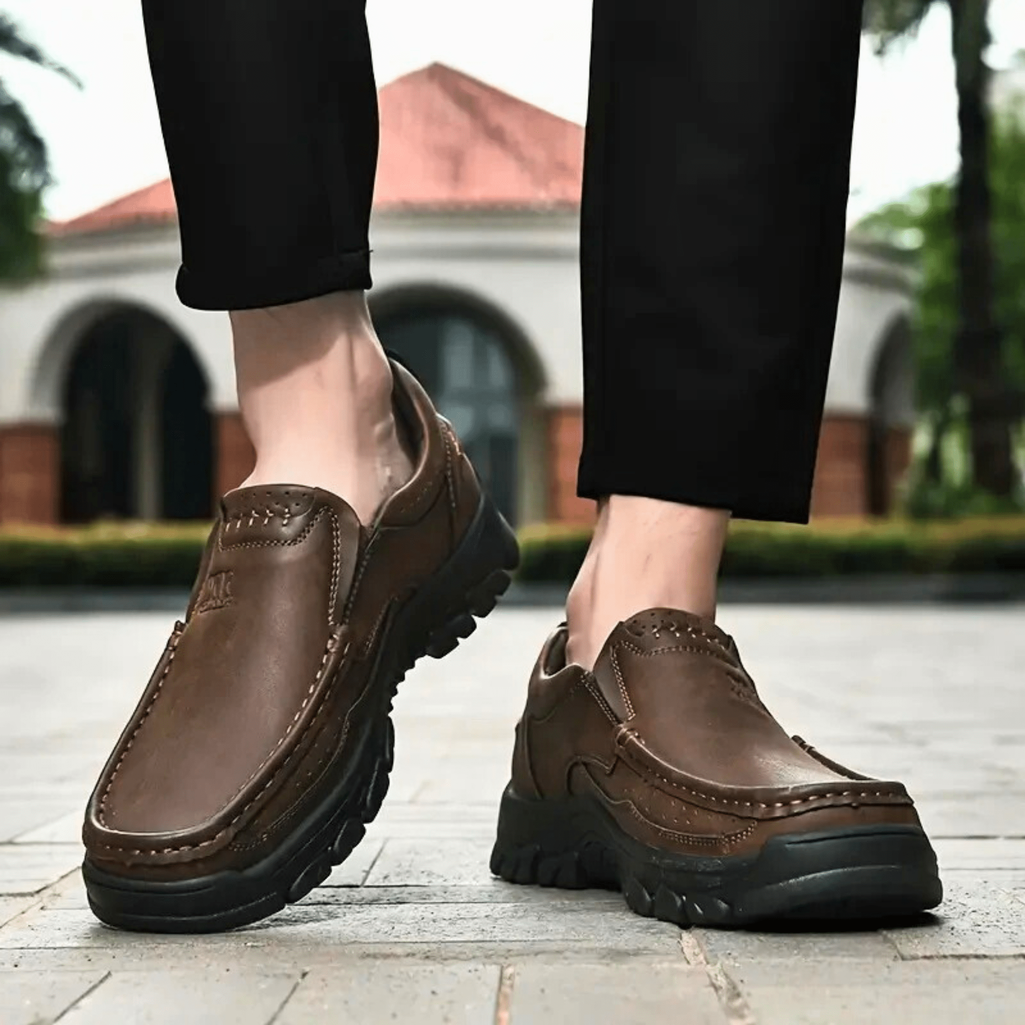 UrbanEase Leather Slip-On