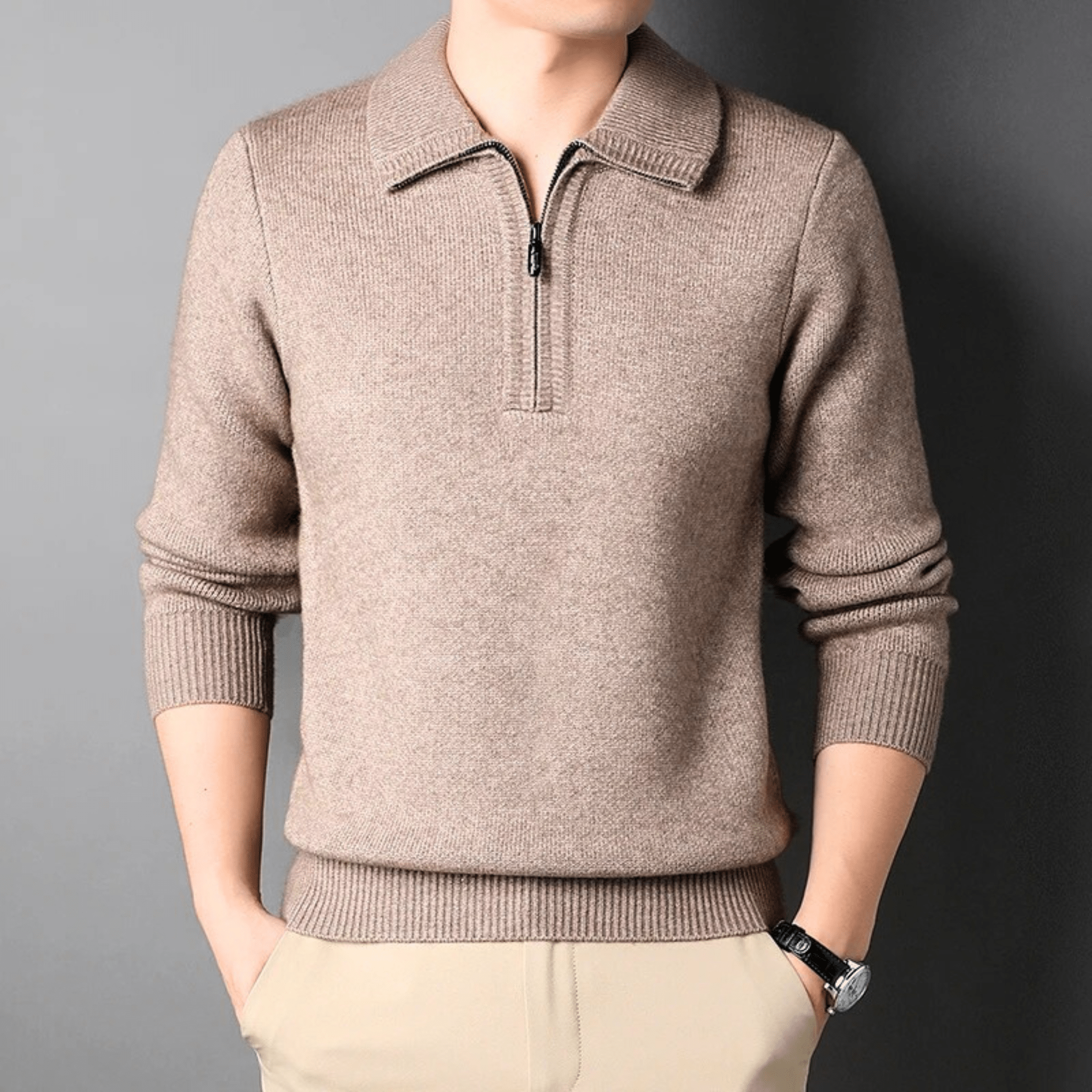 Valmoré Wool Zip-Up