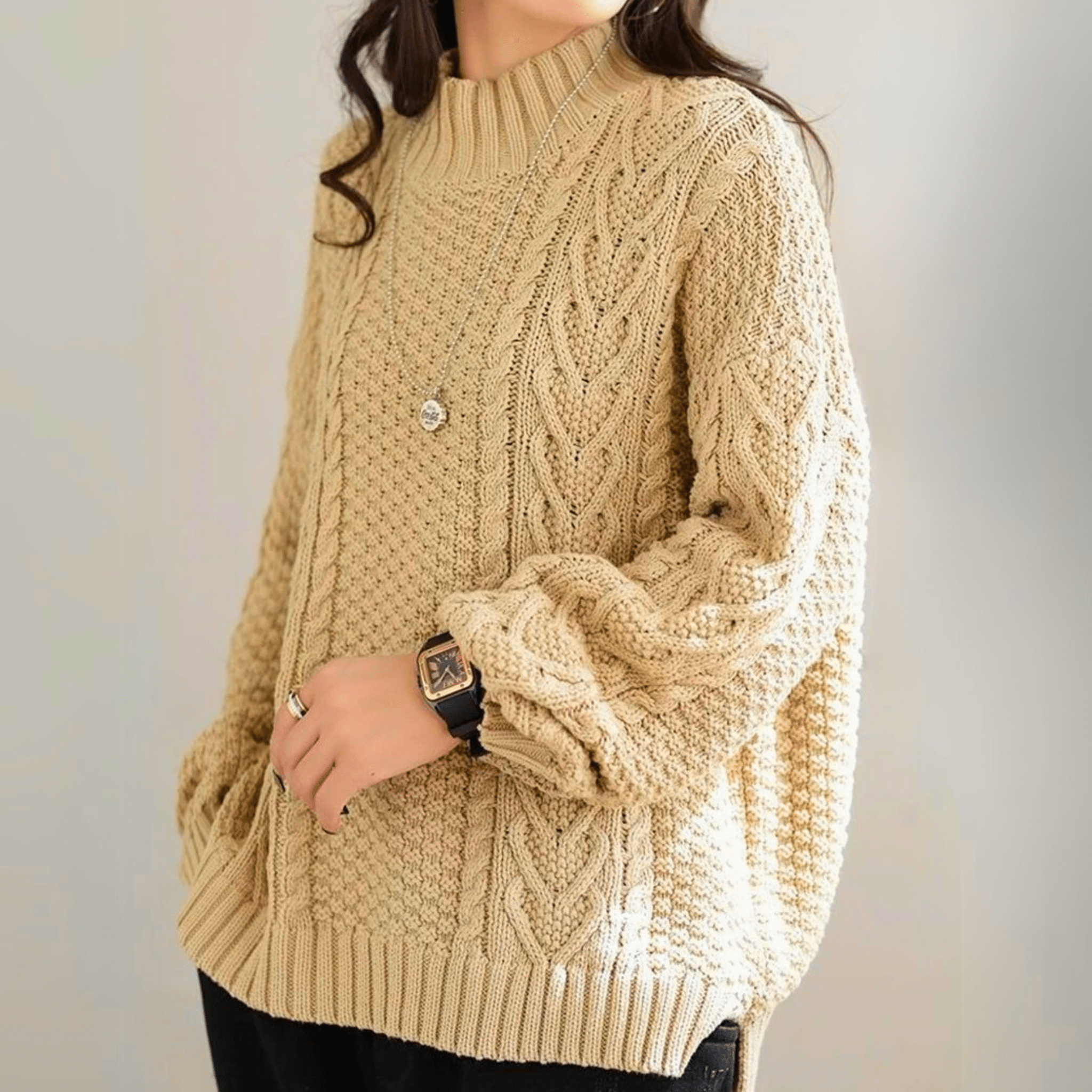 Veloura Turtleneck Pullover