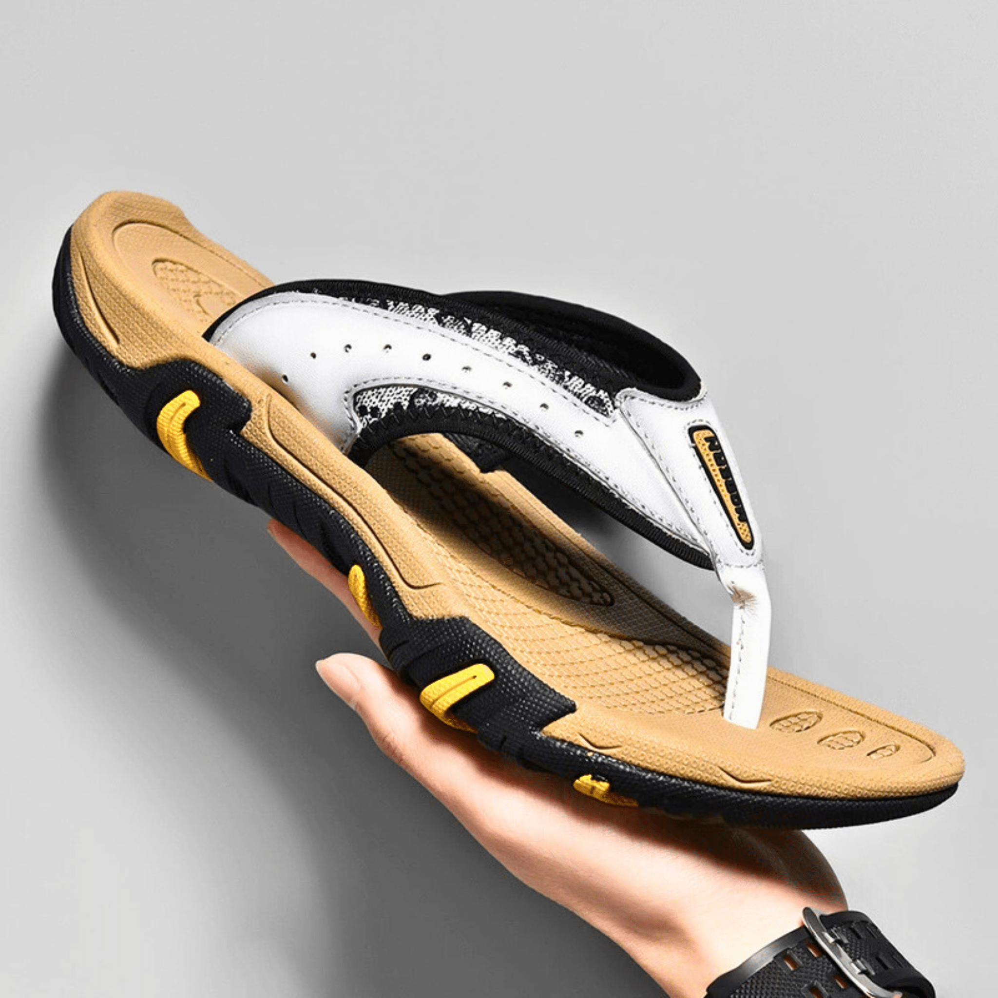 AeroStep Leather Slippers