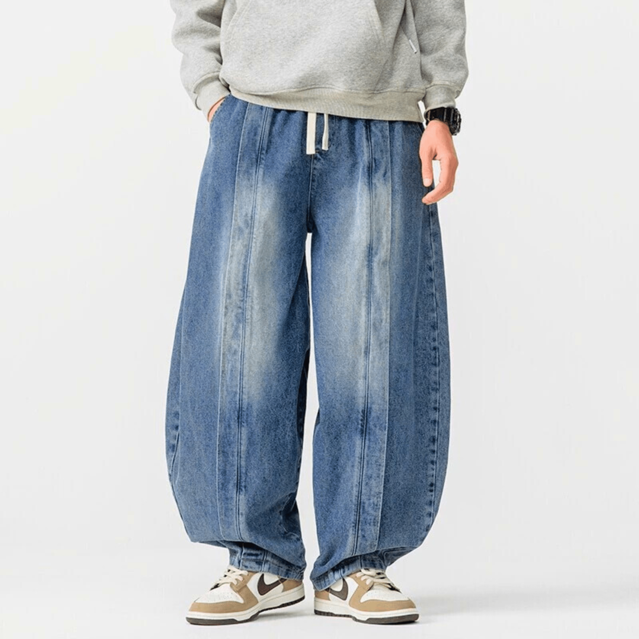 Denim Parachute Jeans