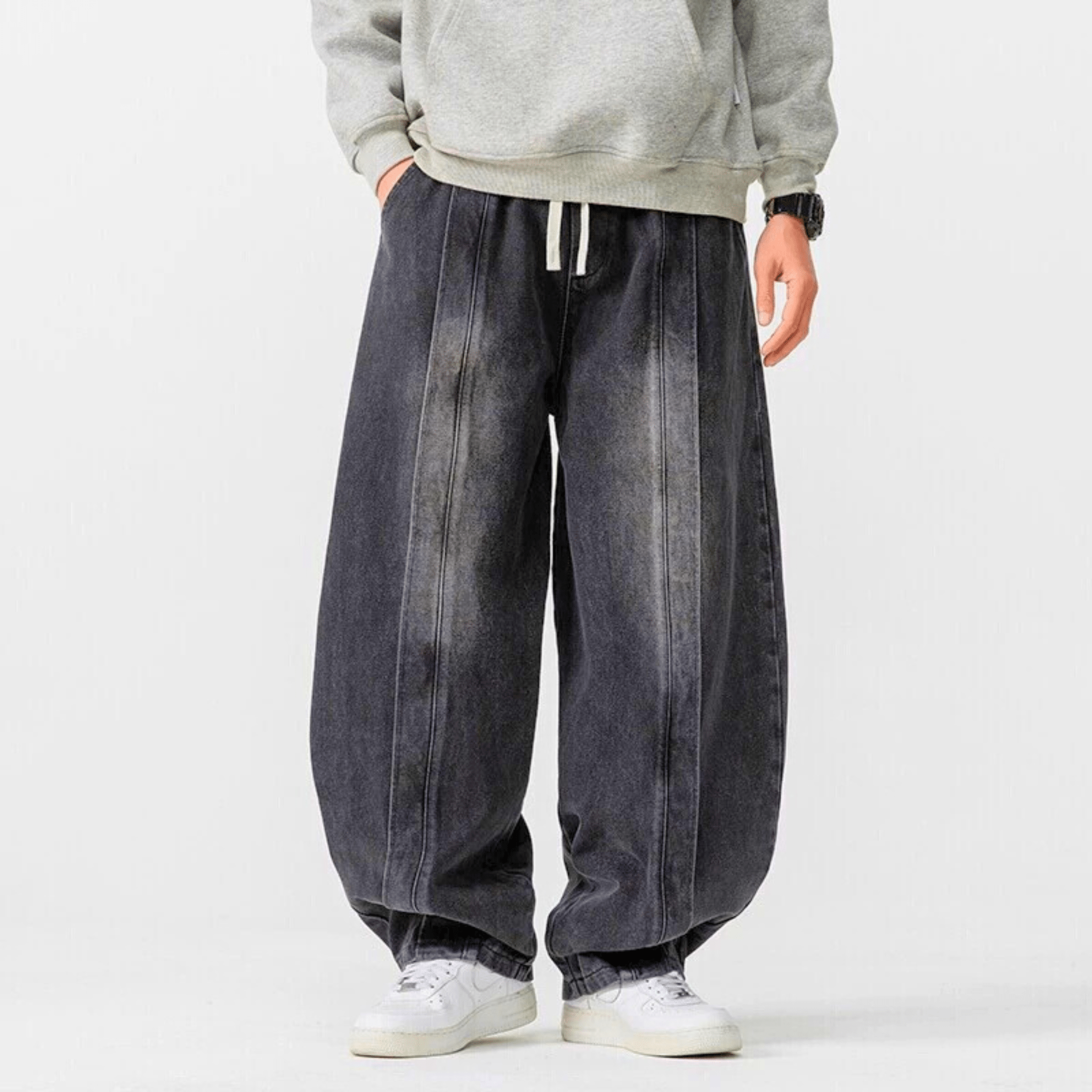 Denim Parachute Jeans