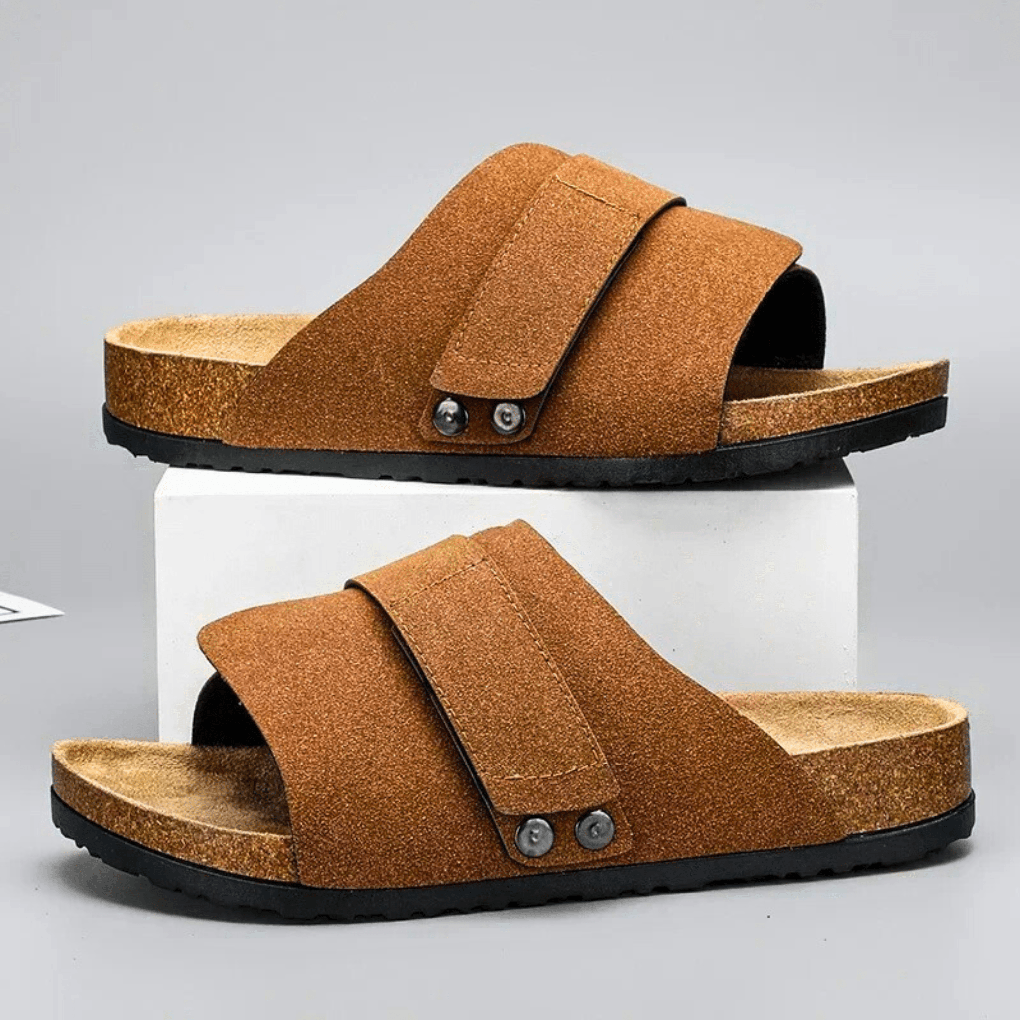 Argento Suede Sandals