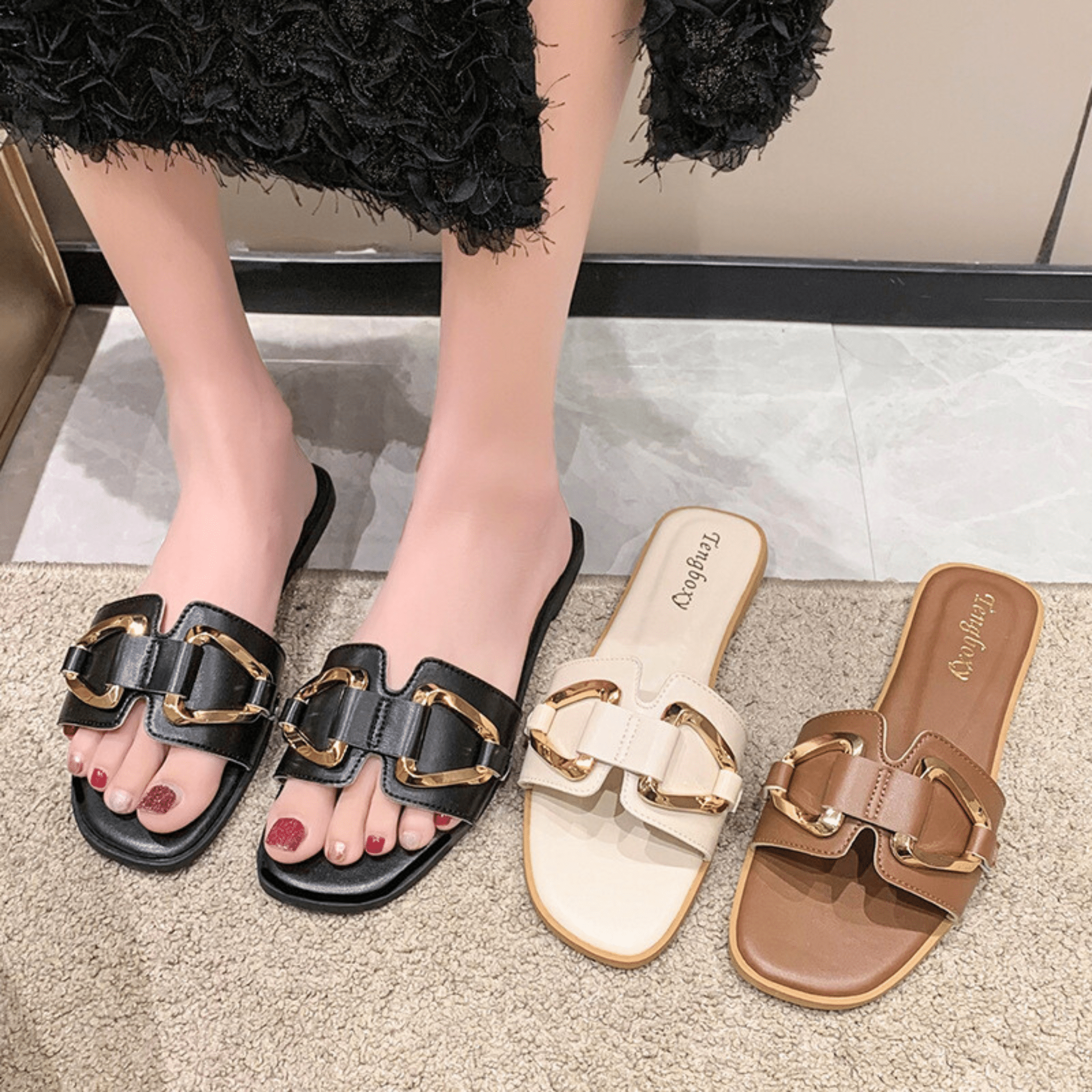 Bliss Metallic Slides
