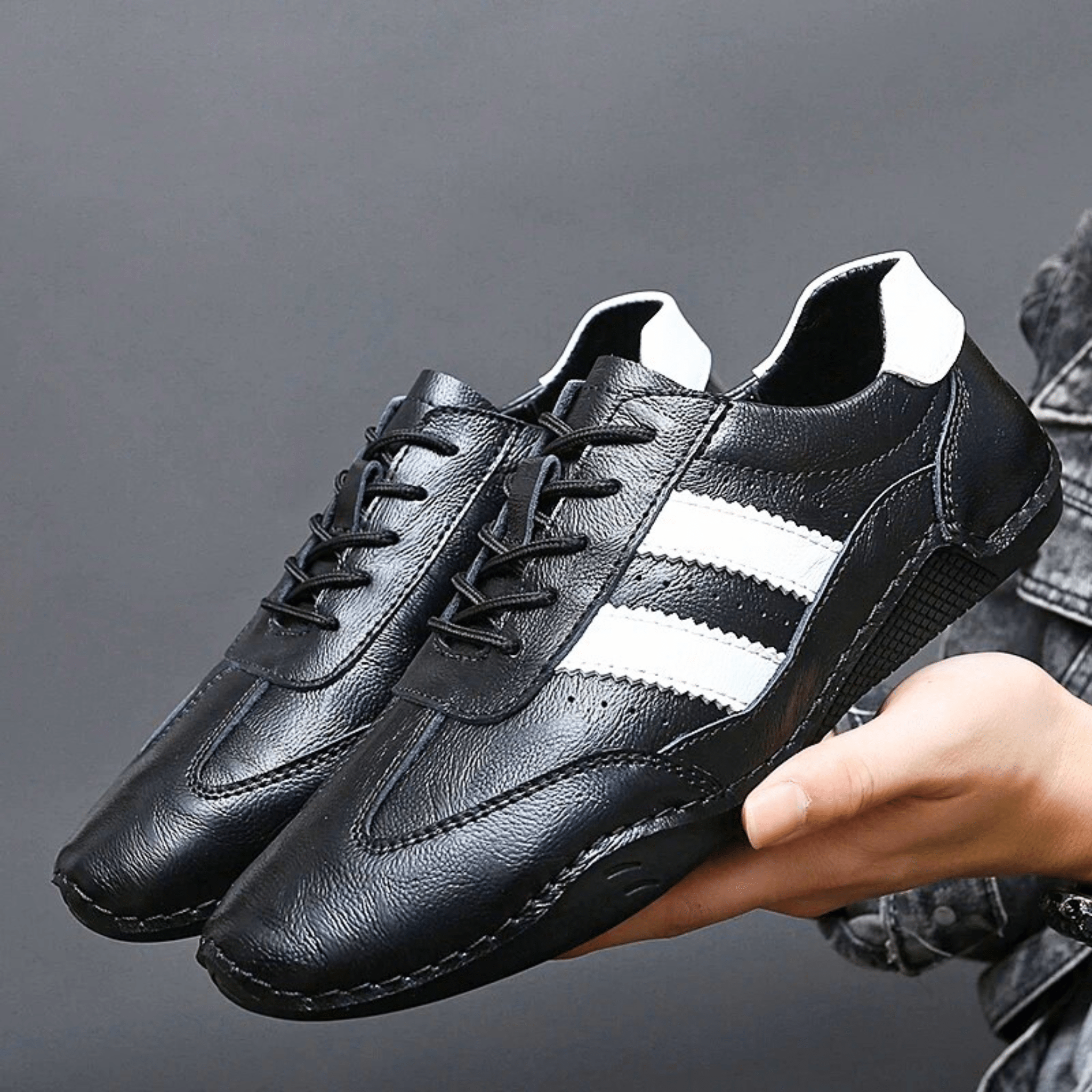 Breathable Leather Sneakers