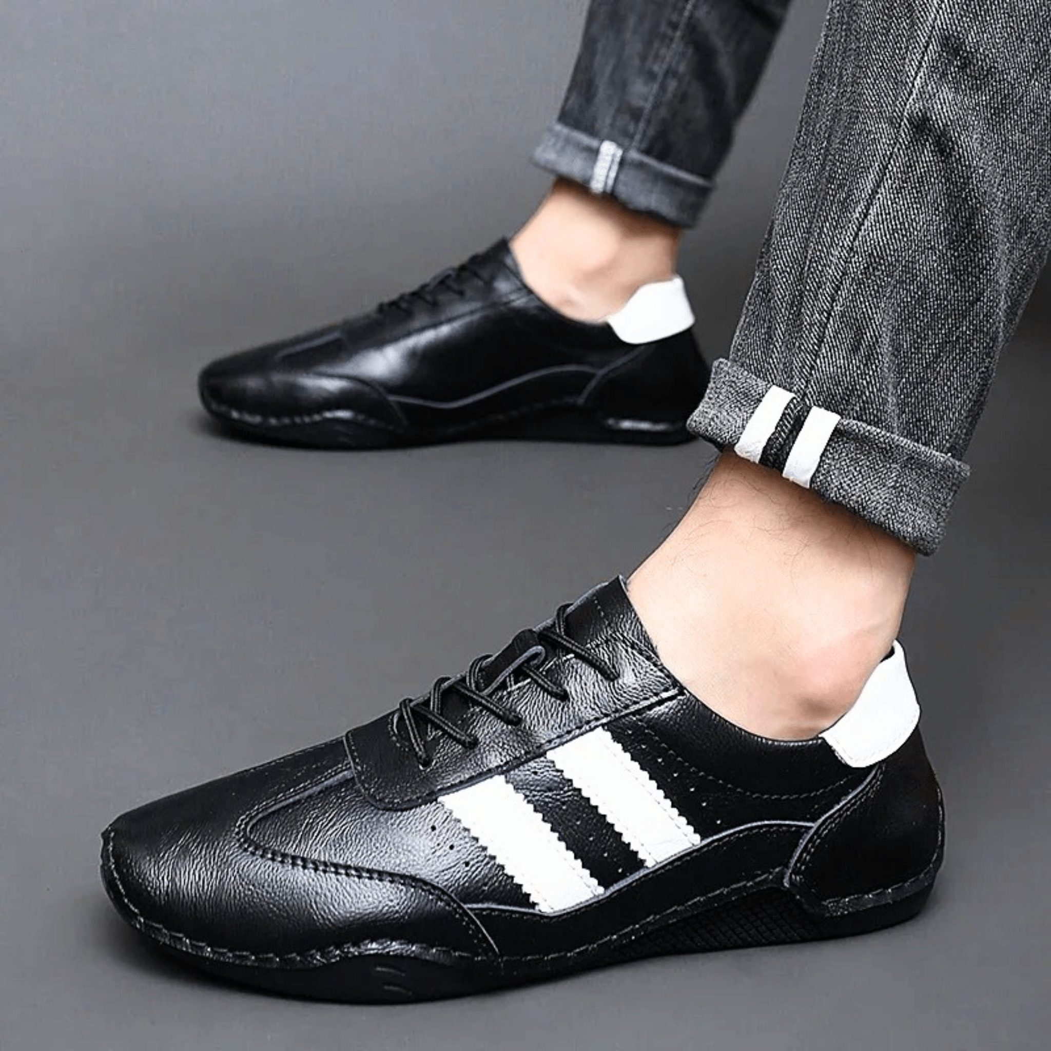 Breathable Leather Sneakers