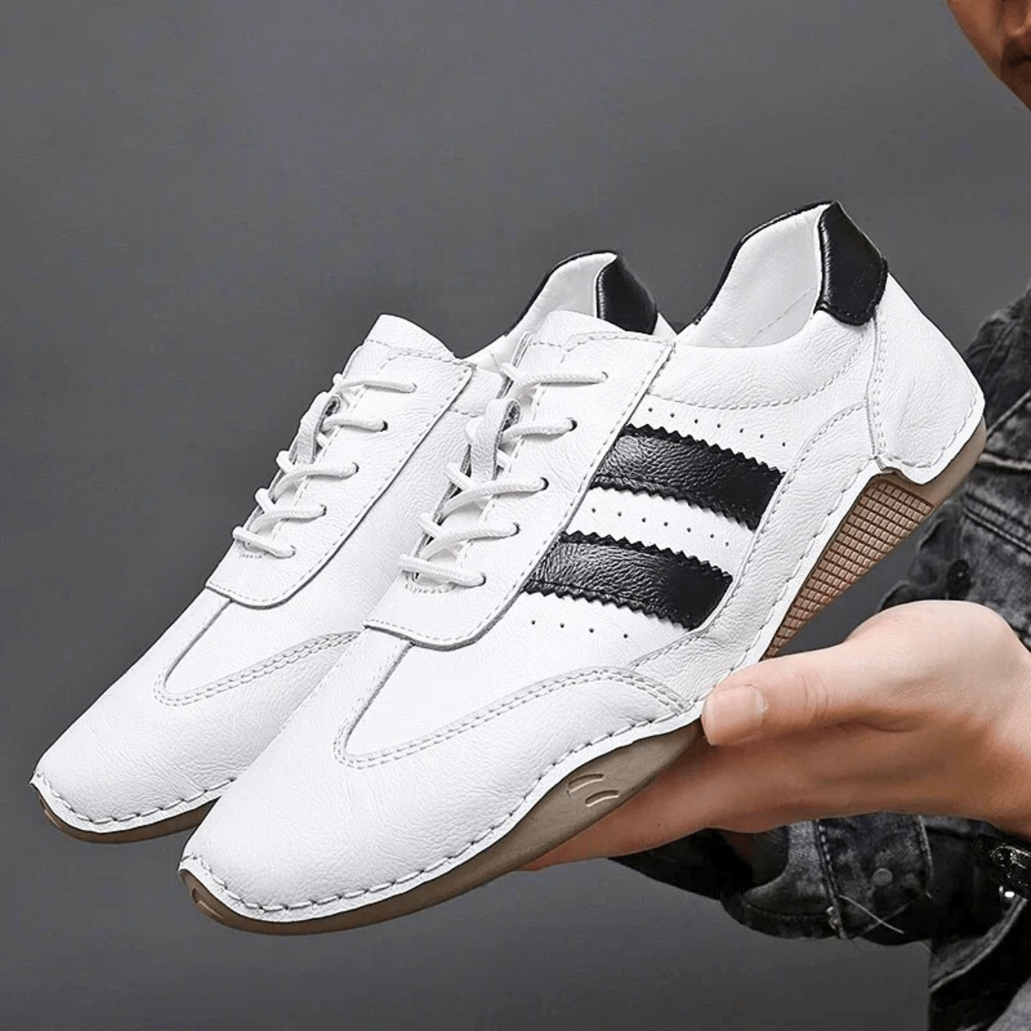 Breathable Leather Sneakers