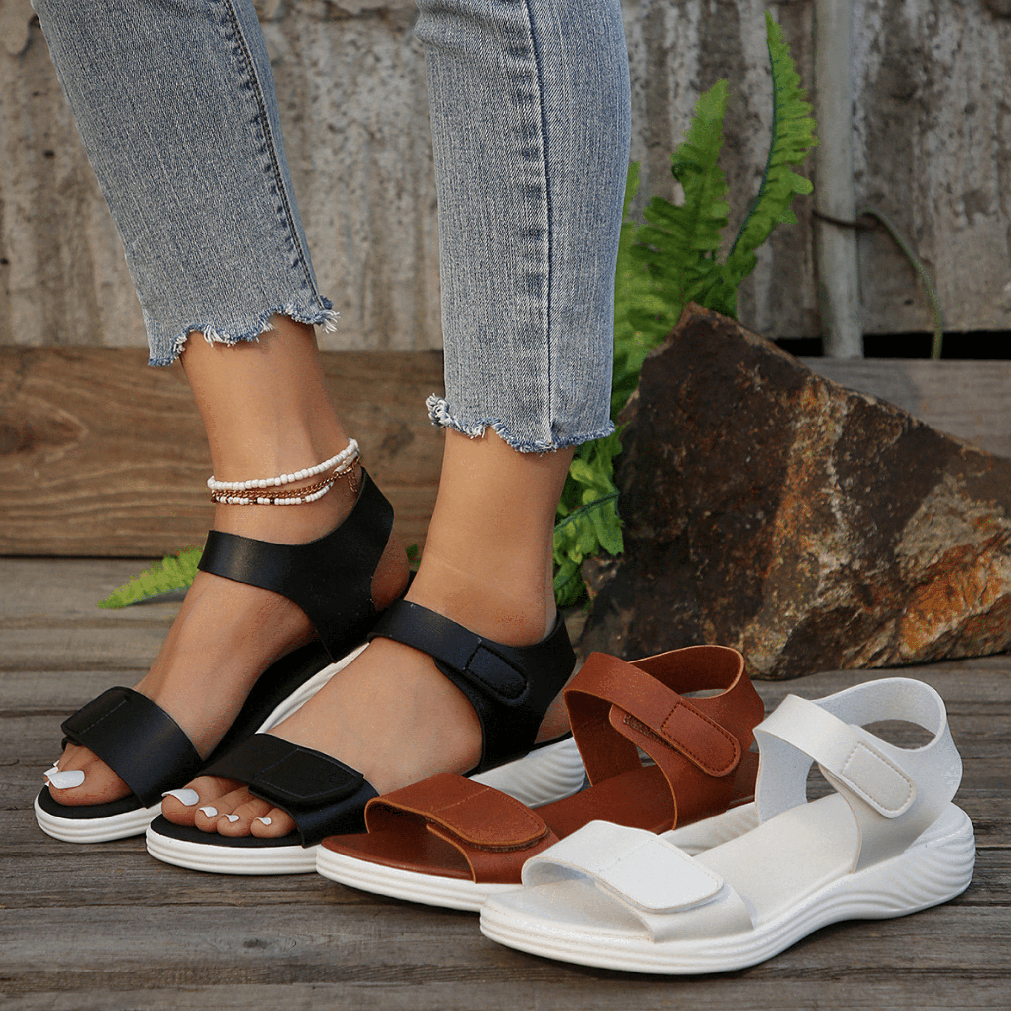 Breeze Leather Sandals