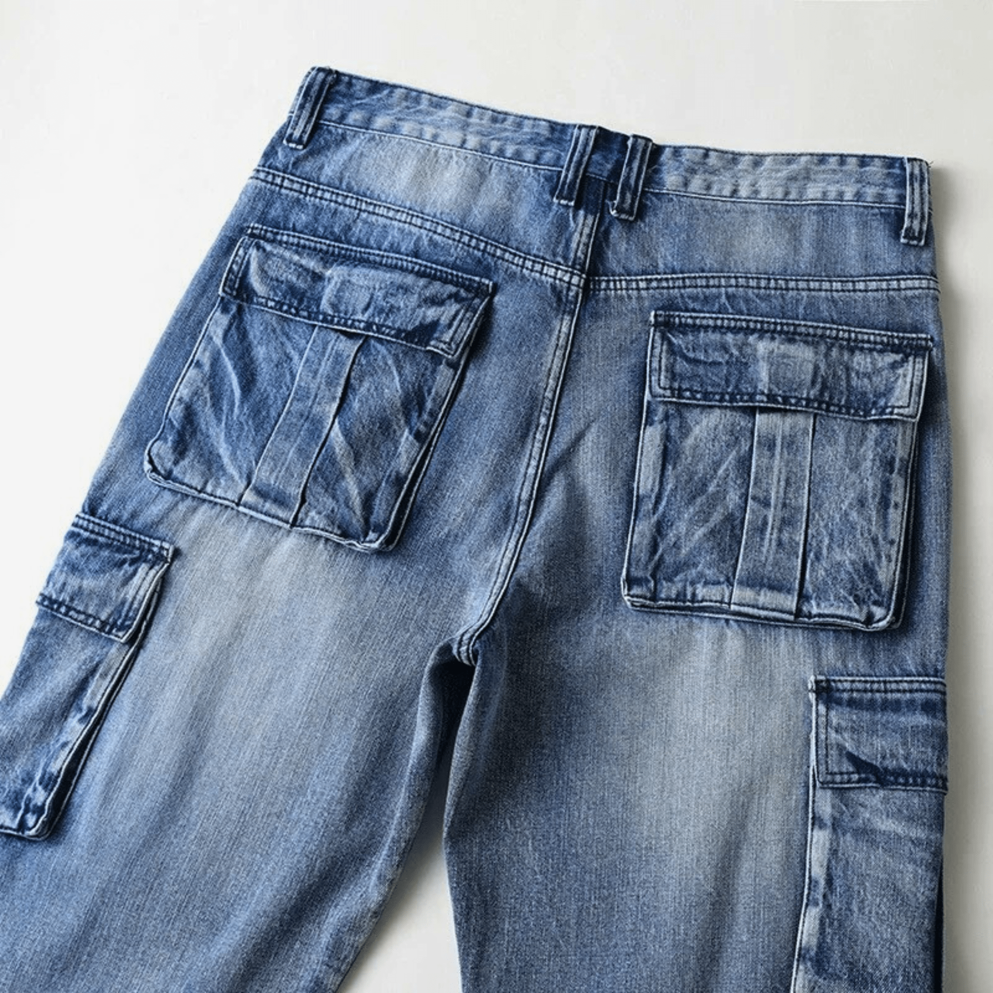 Cargo Denim Pants