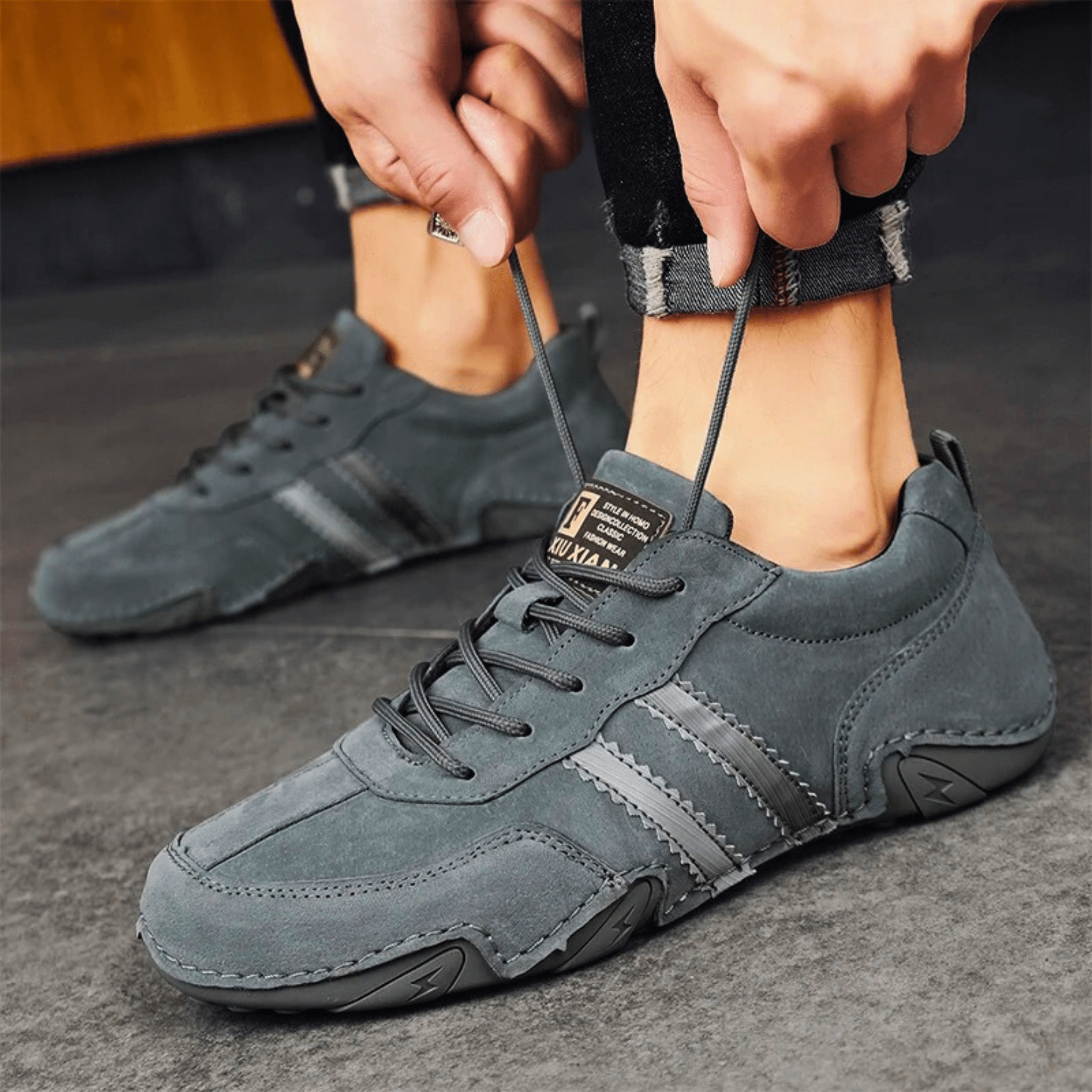 Casual Suede Leather Sneakers