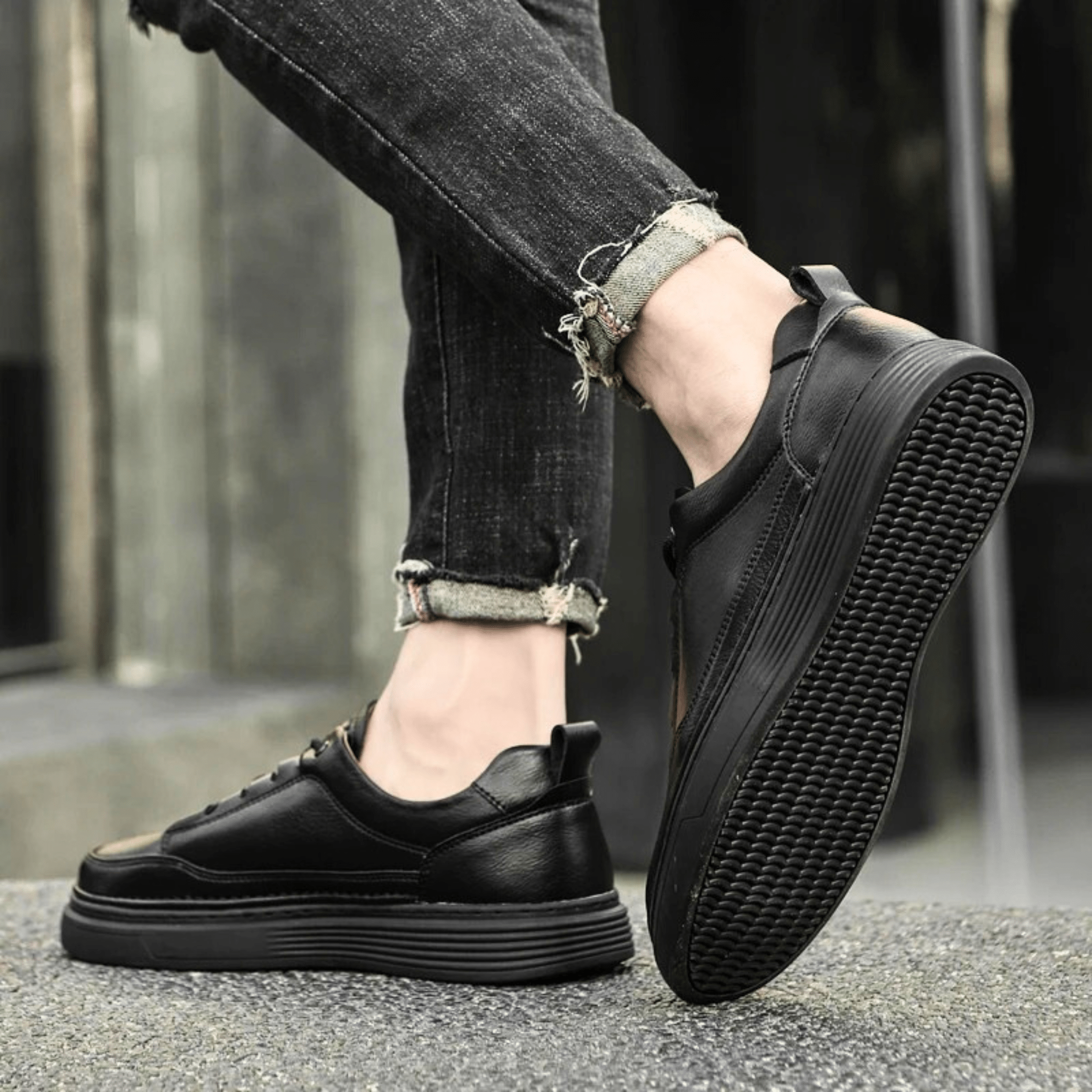 Classic Genuine Leather Sneakers