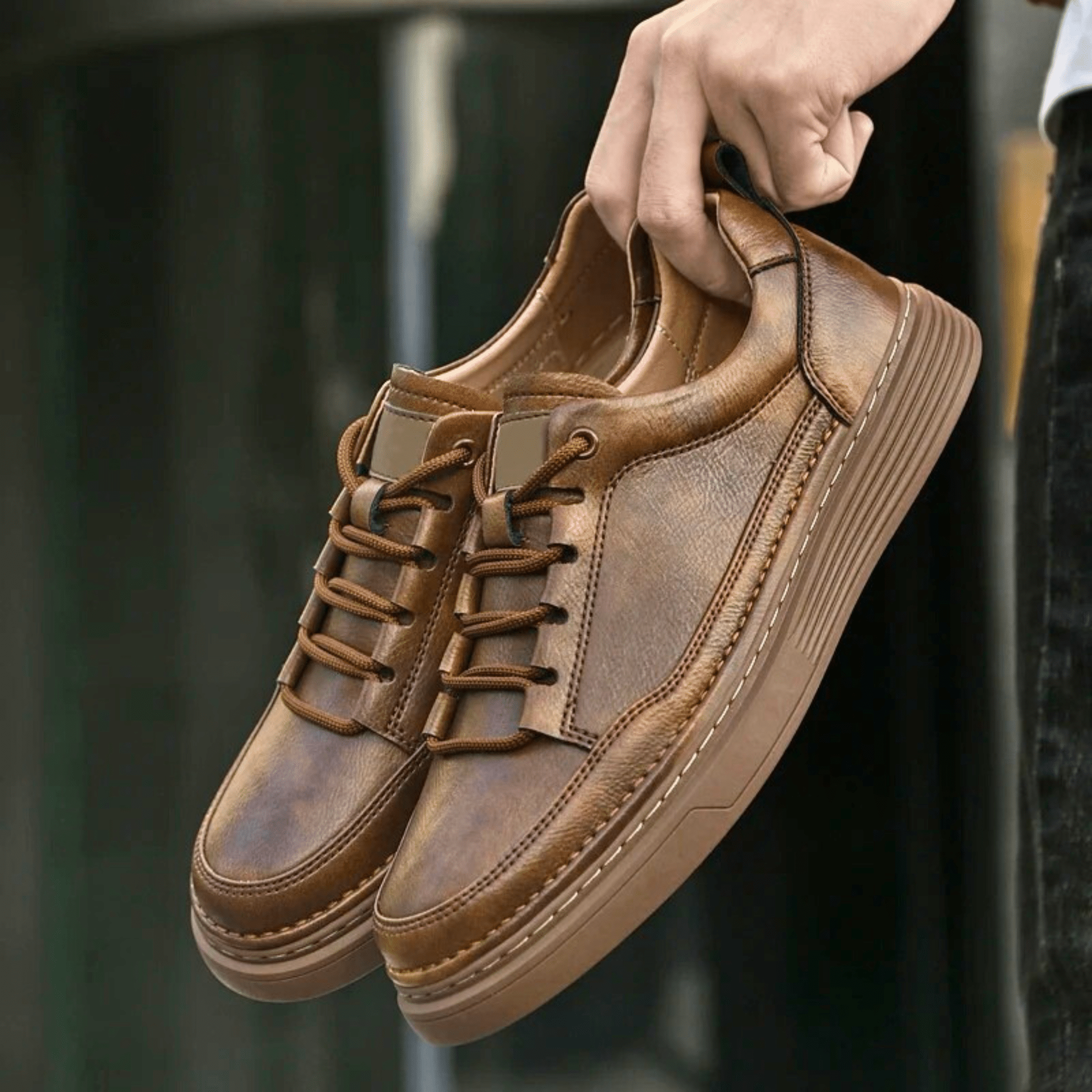 Classic Genuine Leather Sneakers