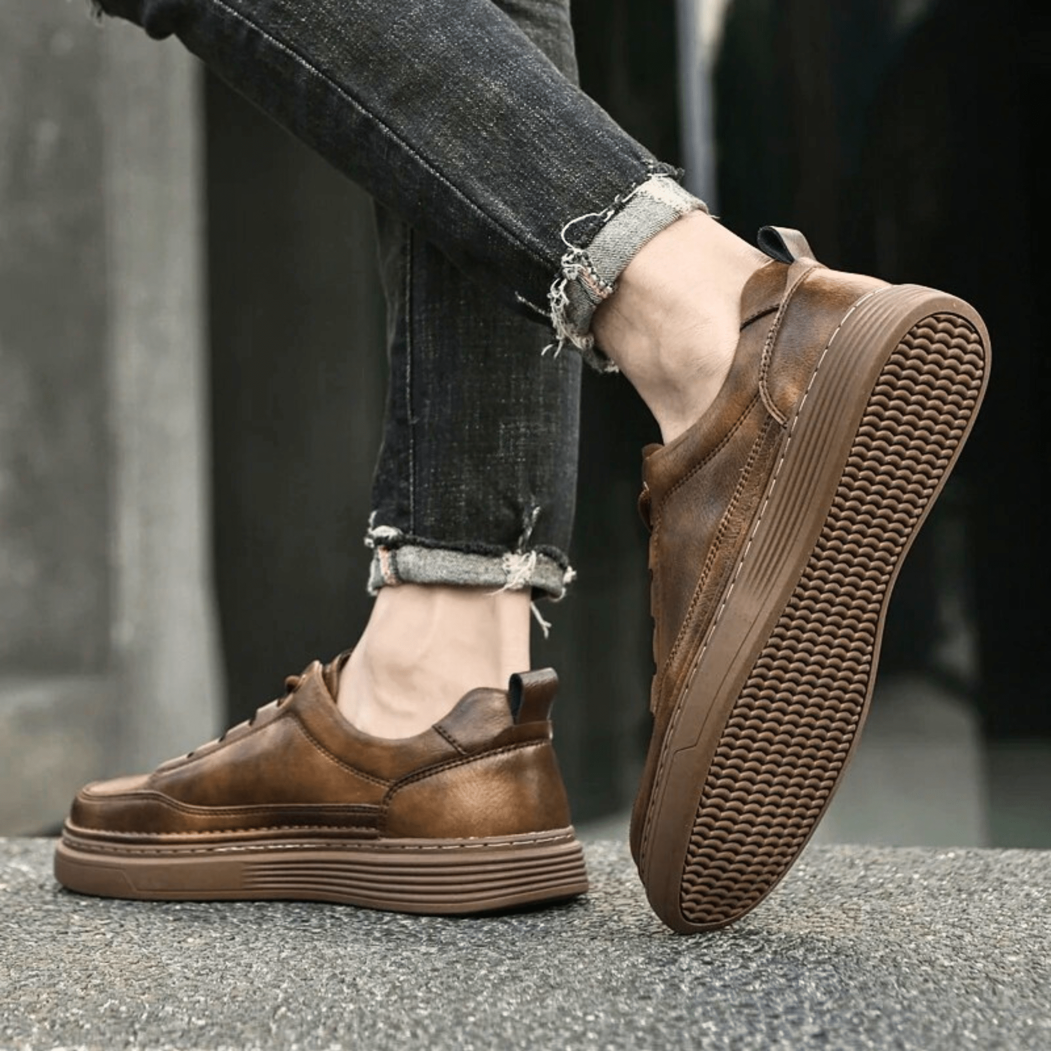 Classic Genuine Leather Sneakers