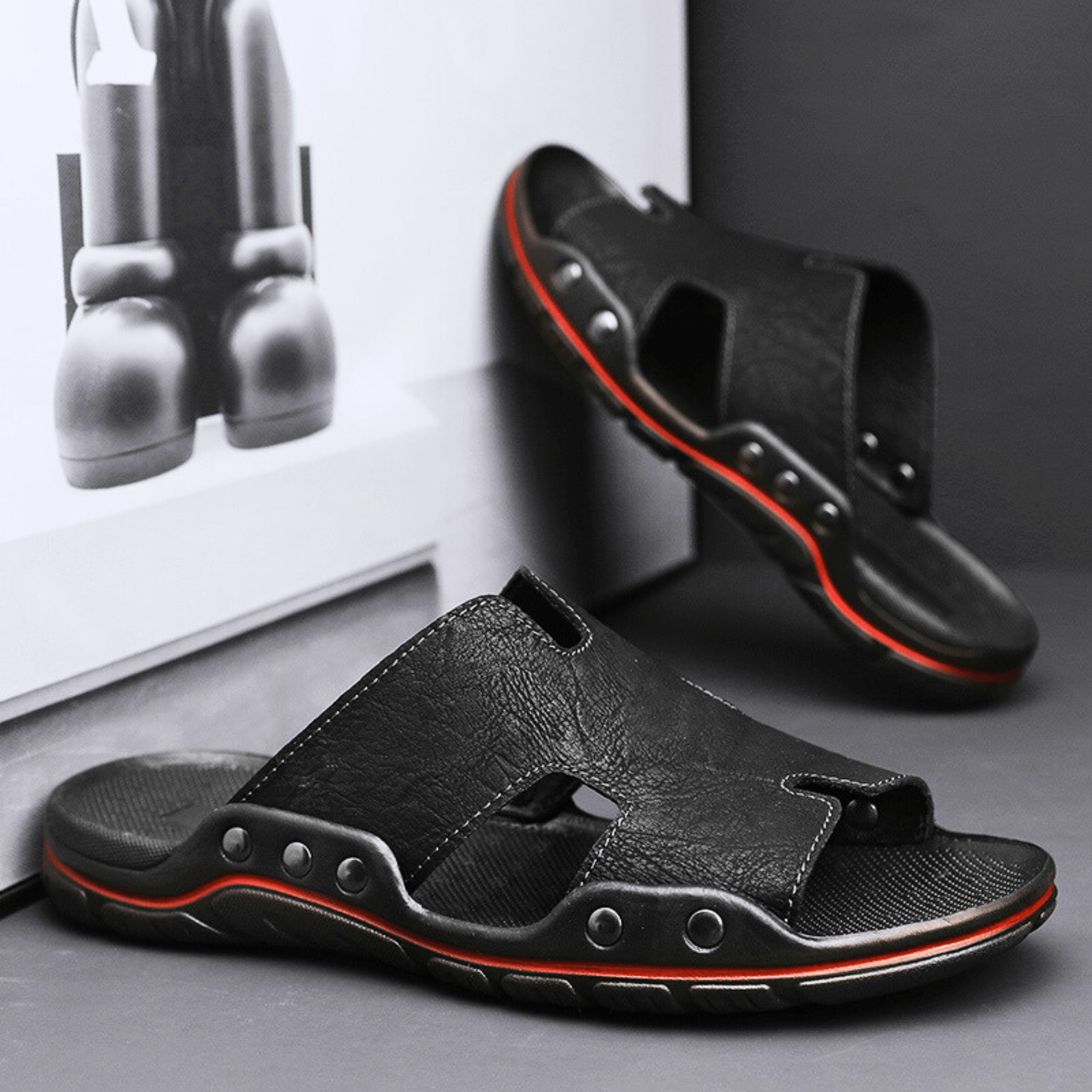 Classic Leather Slippers