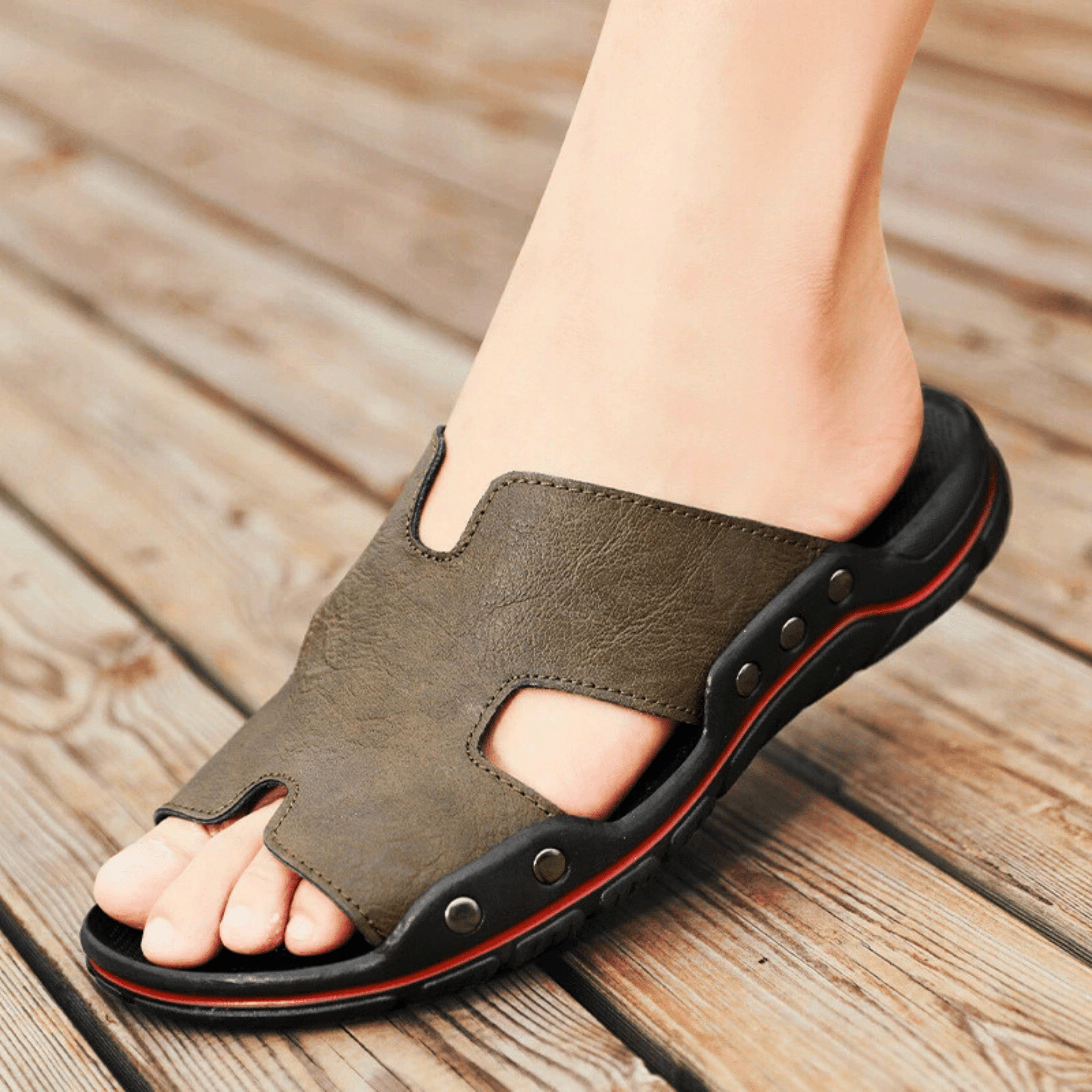 Classic Leather Slippers