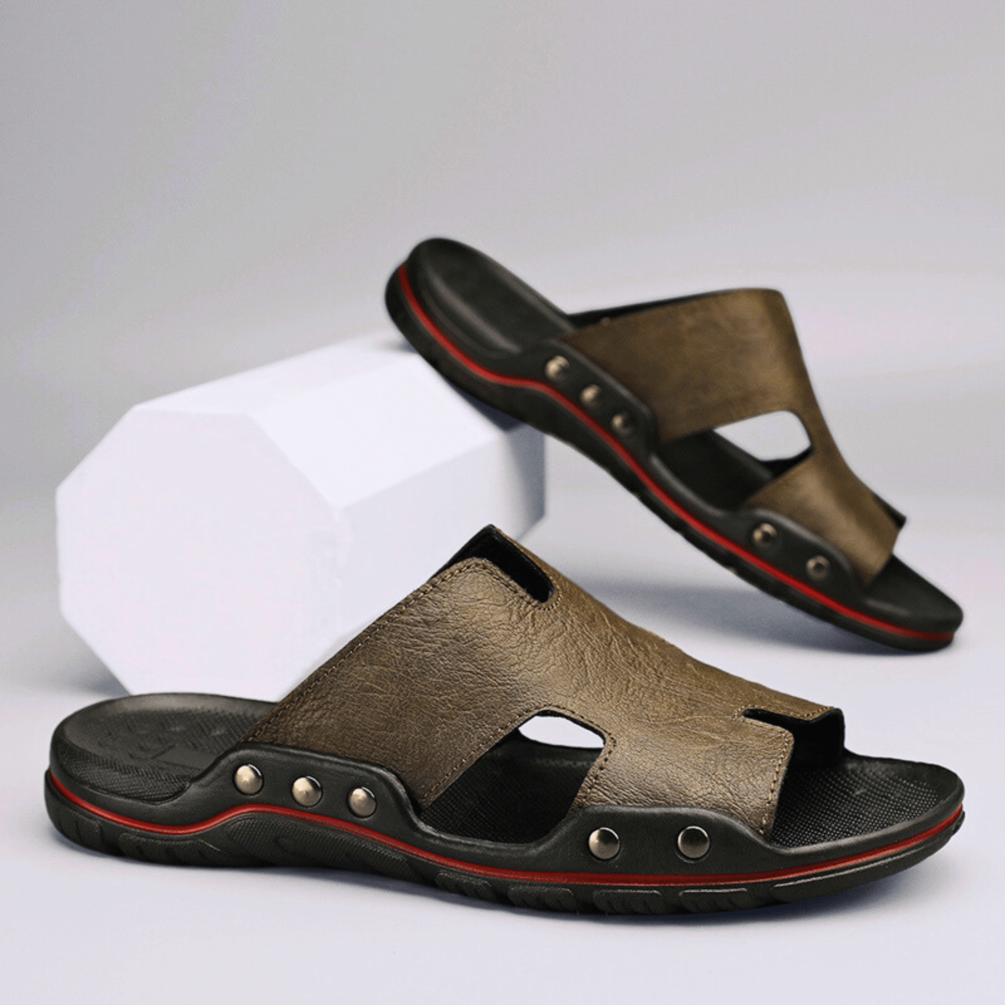 Classic Leather Slippers