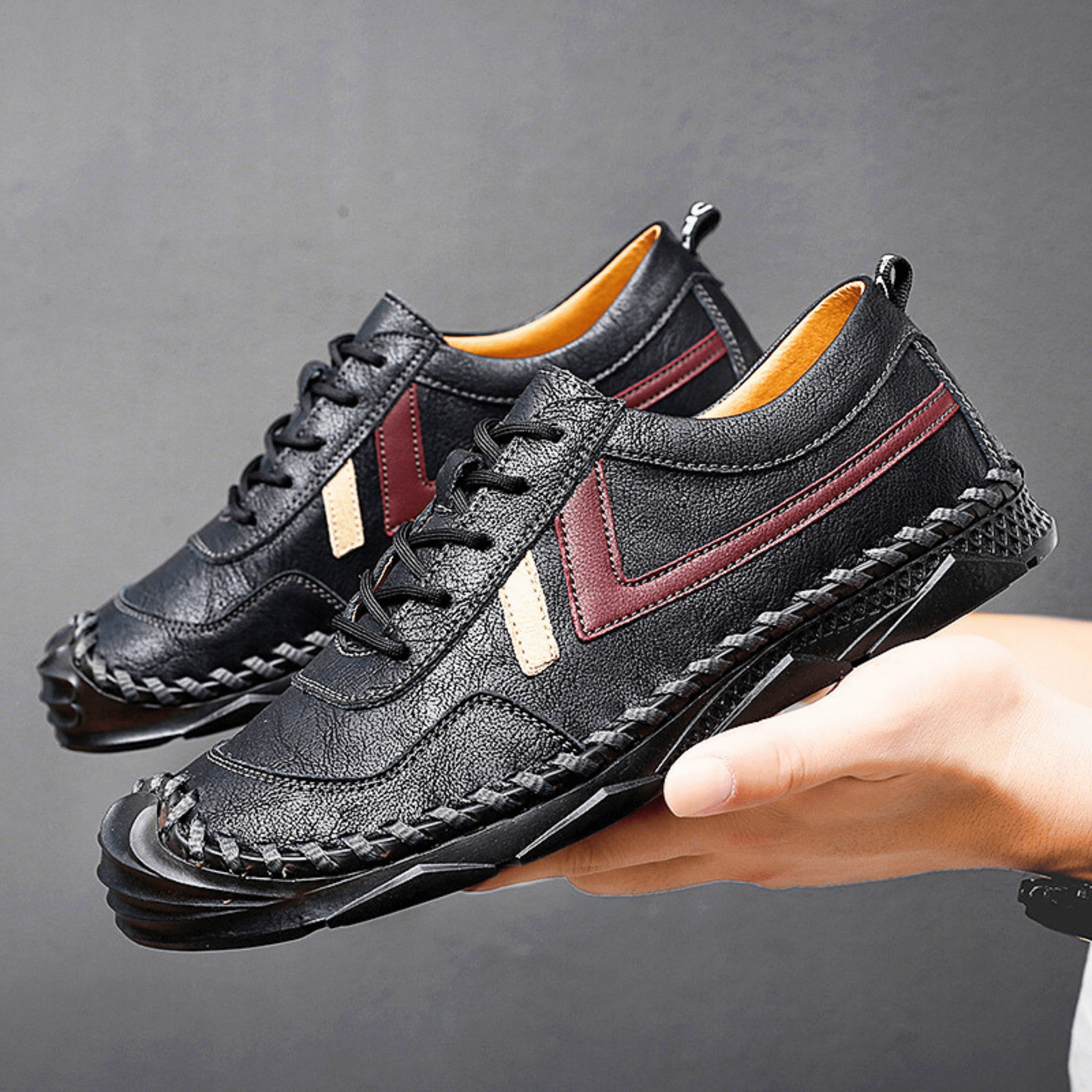 ClassicStep Retro Leather Sneakers