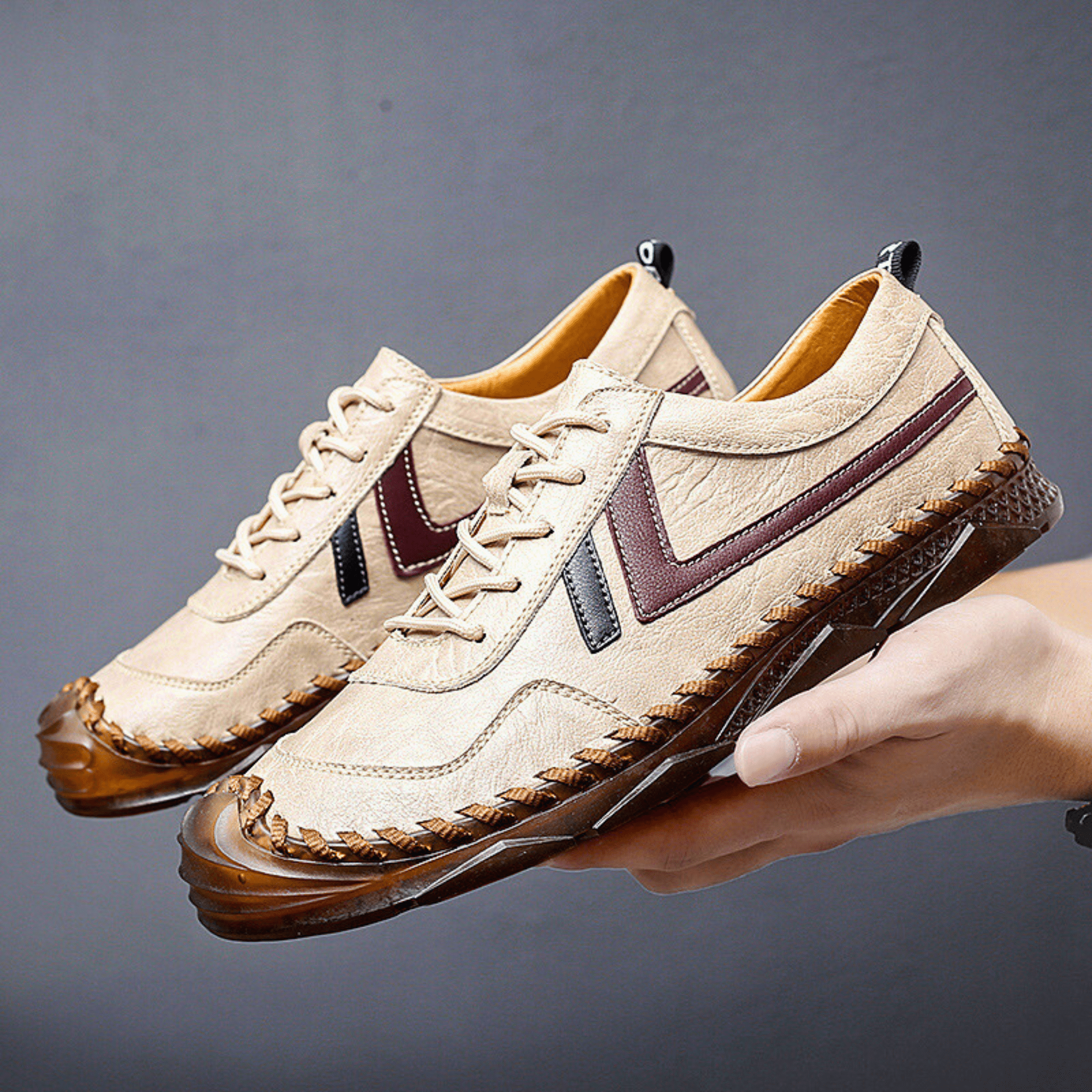 ClassicStep Retro Leather Sneakers