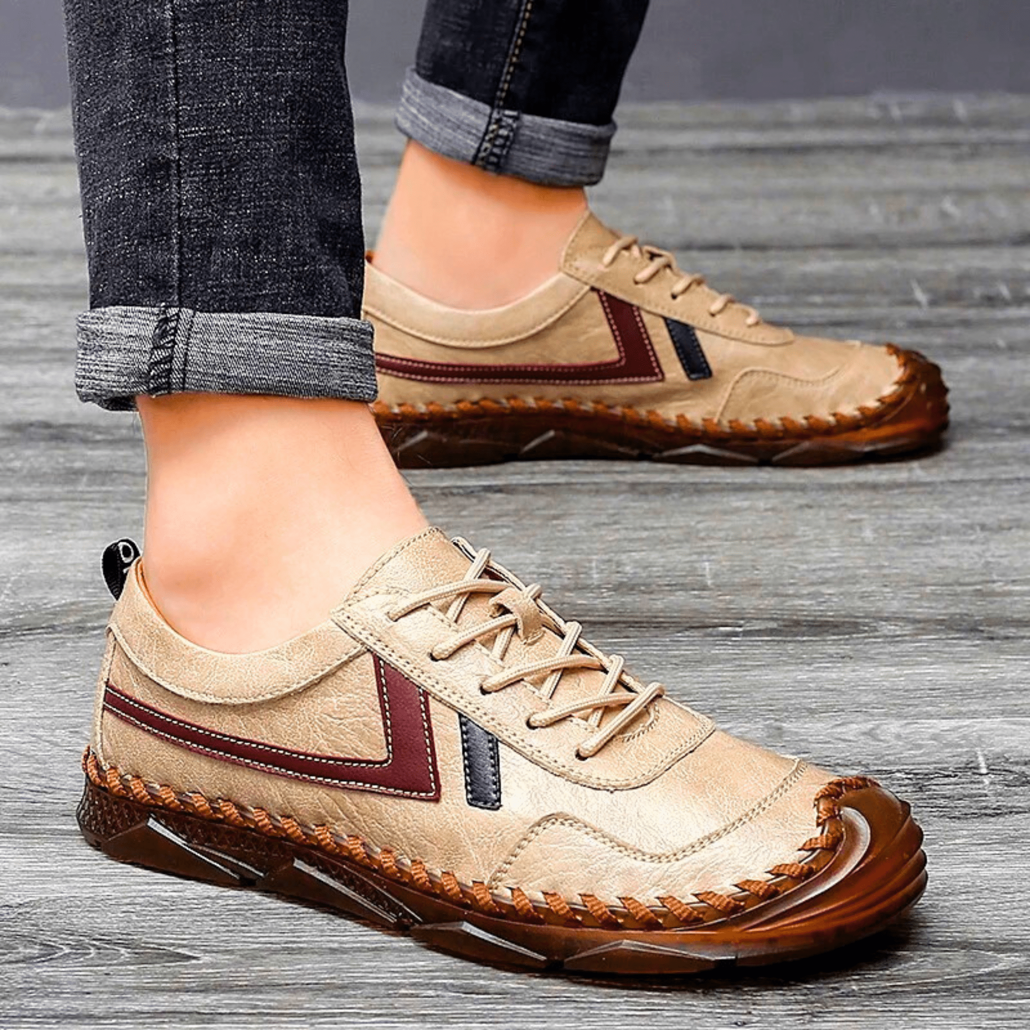 ClassicStep Retro Leather Sneakers