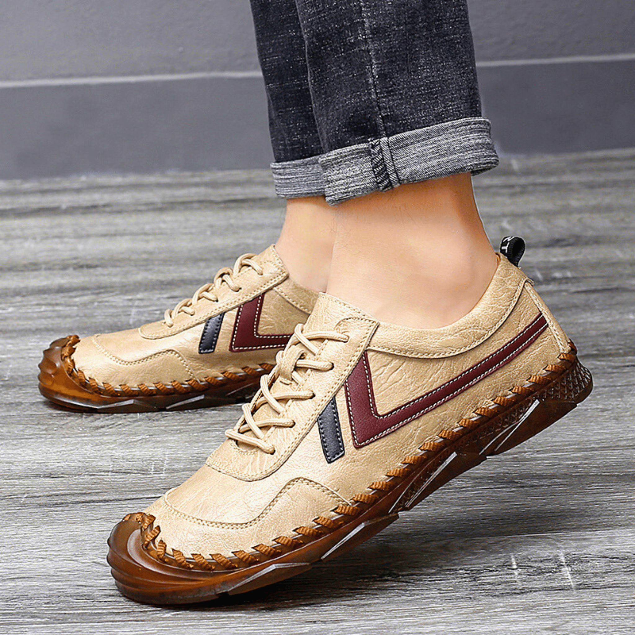 ClassicStep Retro Leather Sneakers