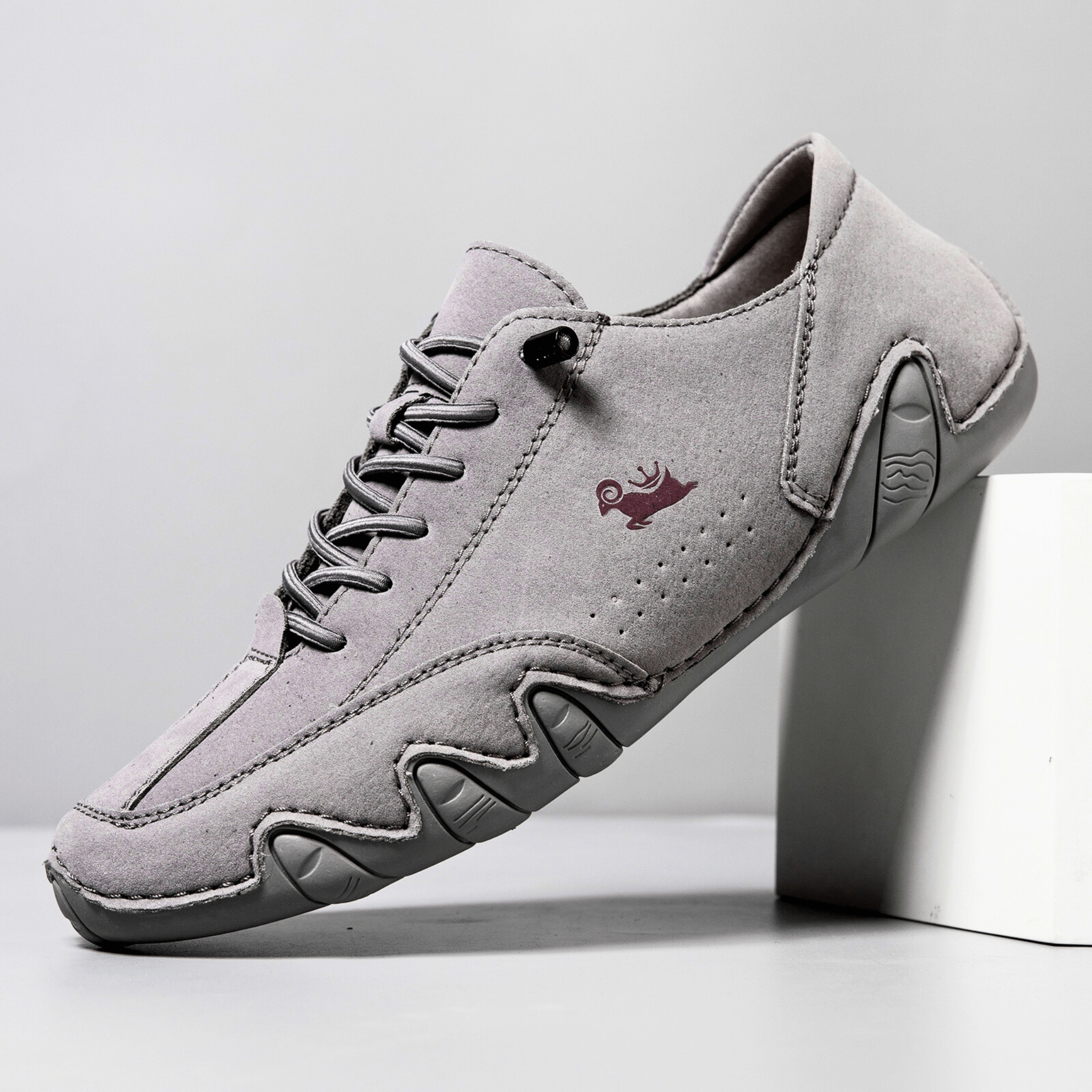 Comfortable Flat Leather Sneakers