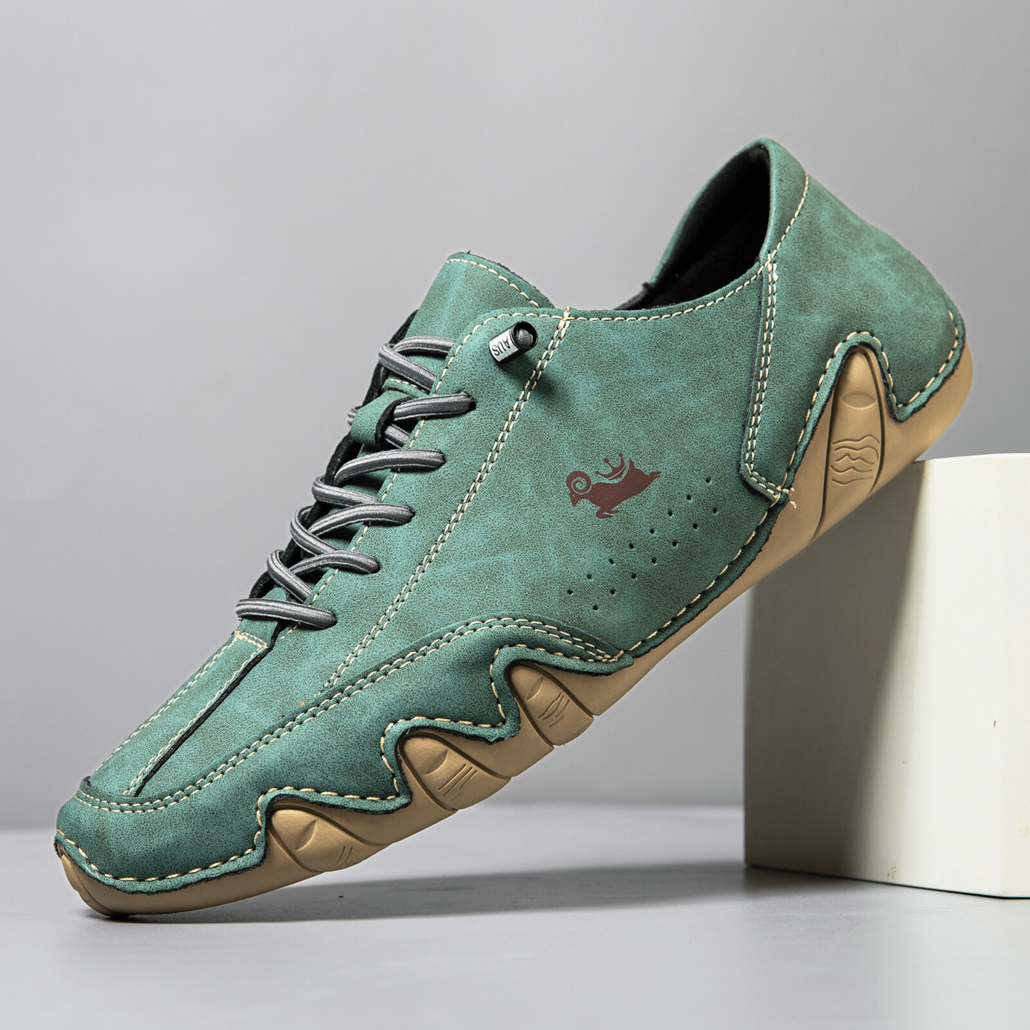 Comfortable Flat Leather Sneakers