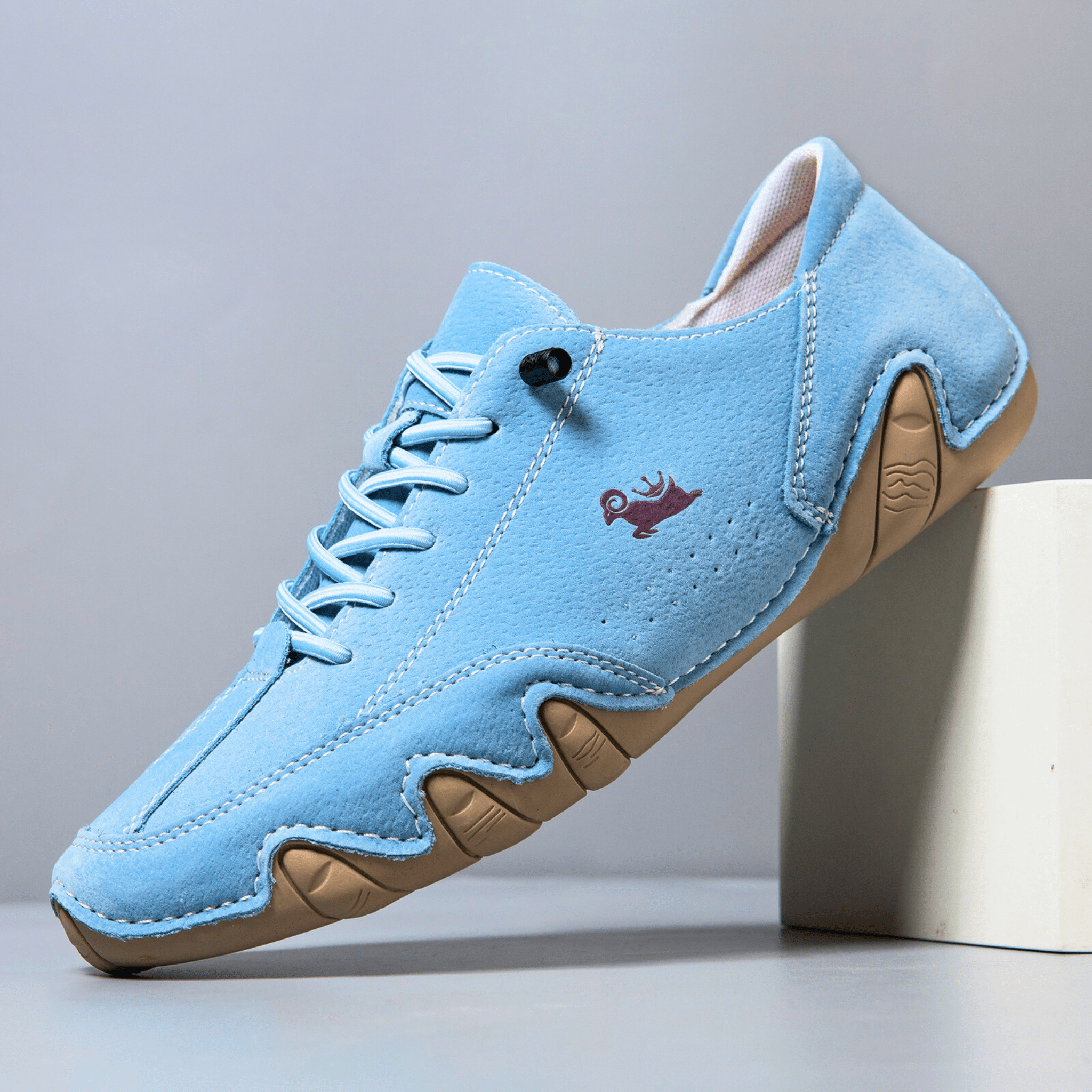 Comfortable Flat Leather Sneakers