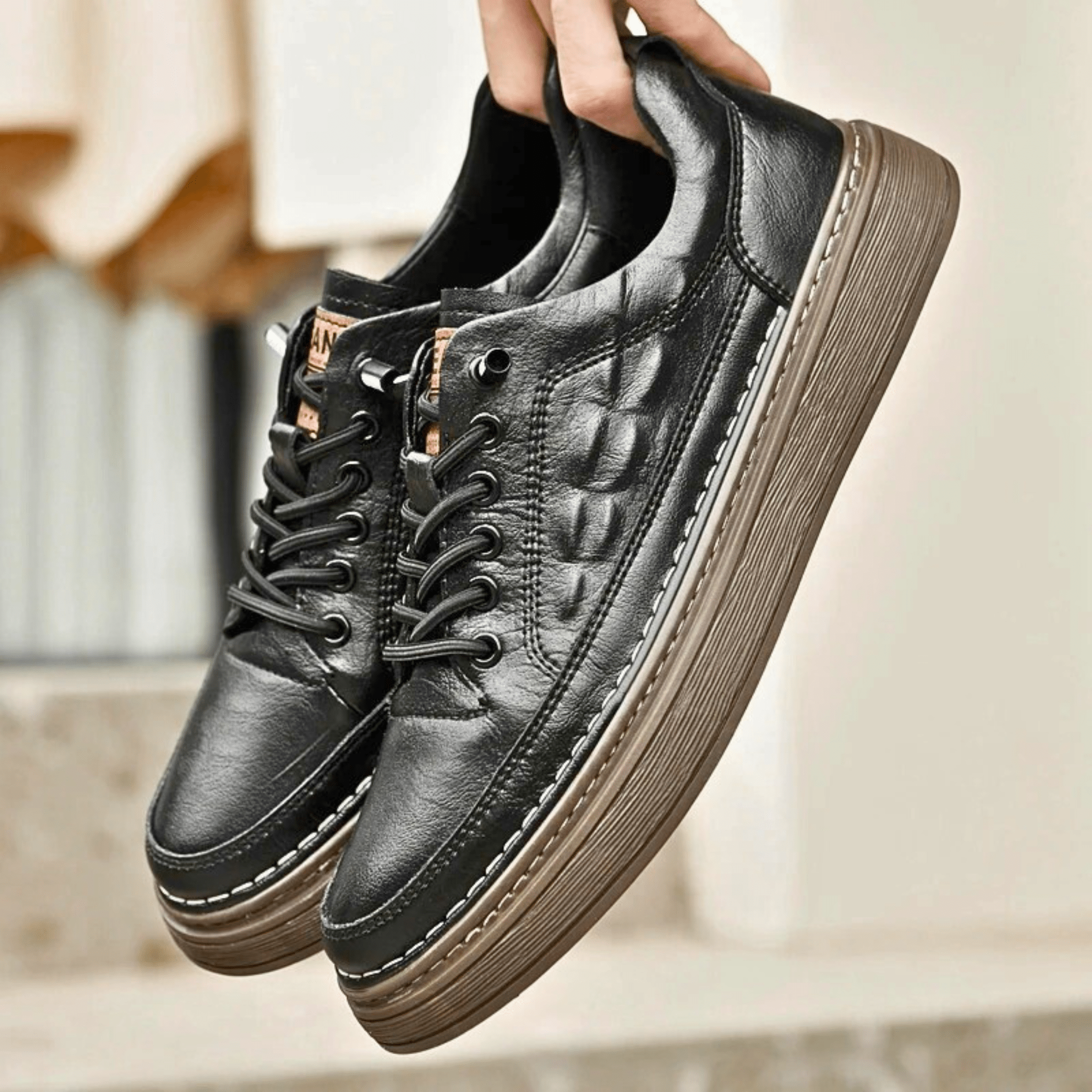 Crocodile Genuine Leather Sneakers