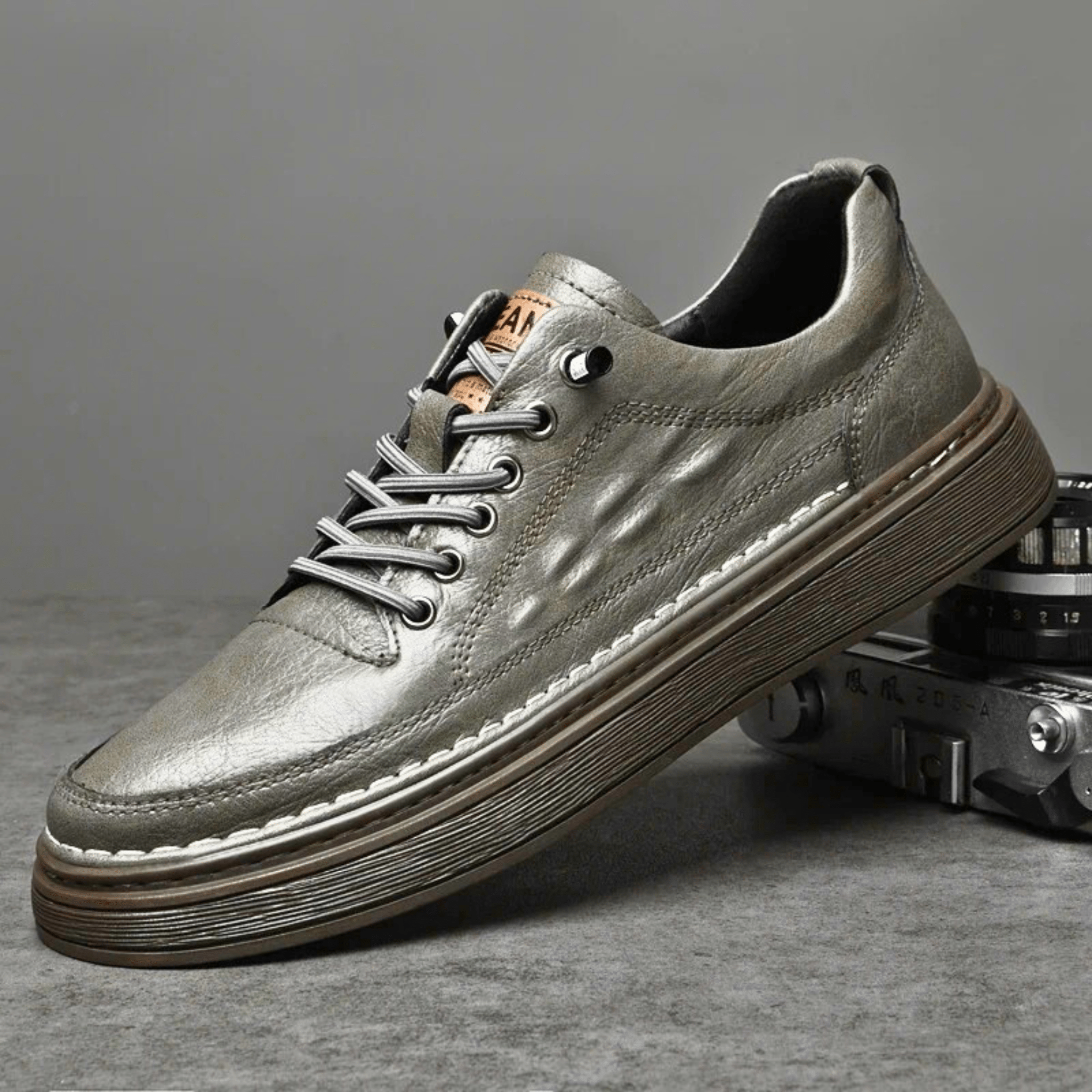 Crocodile Genuine Leather Sneakers