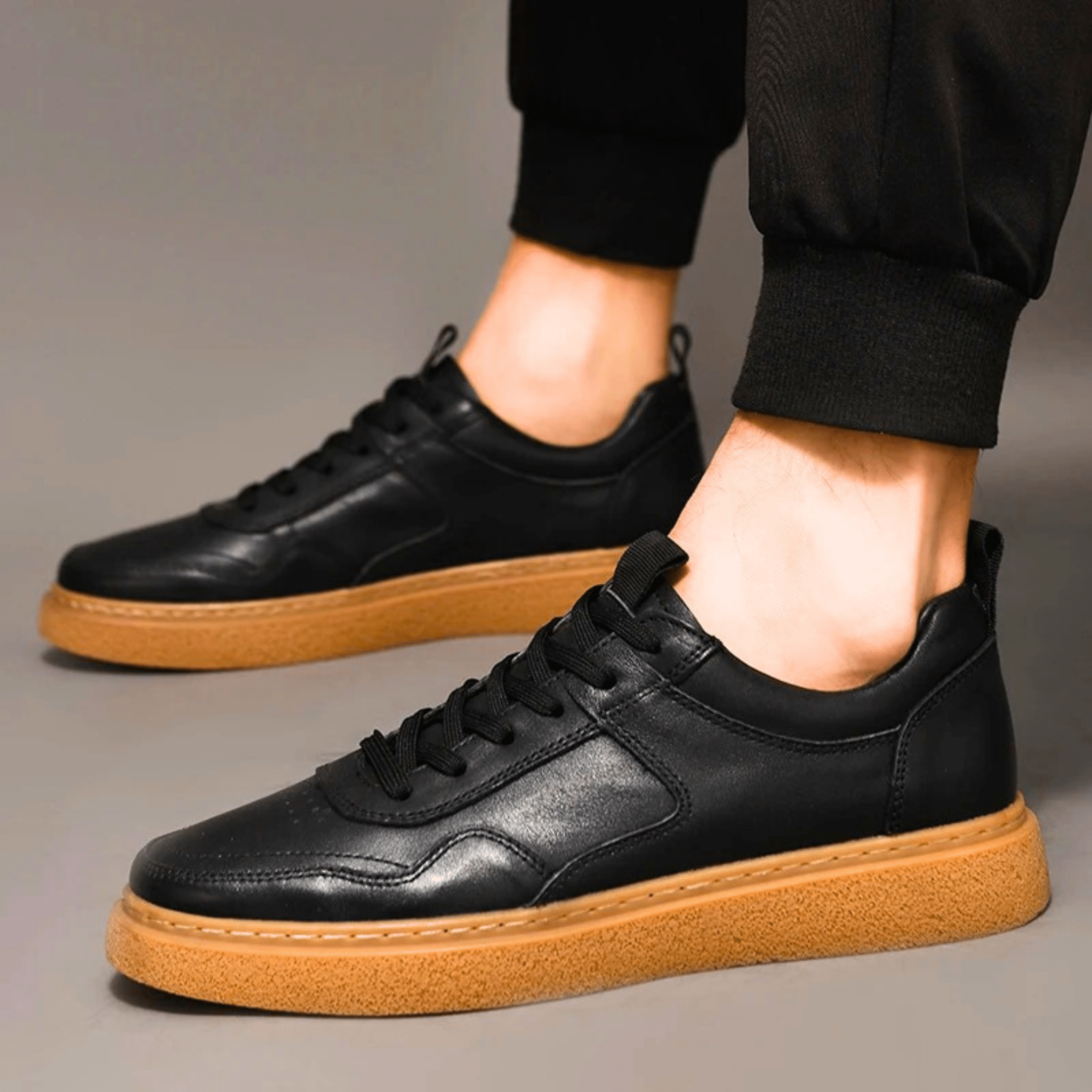 Designer Genuine Leather Sneakers