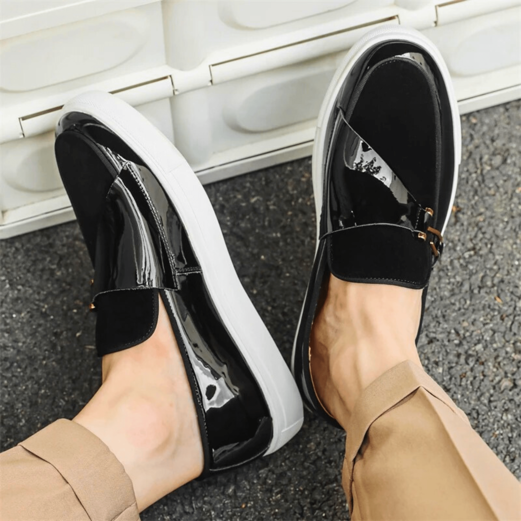 Hook Leather Loafers