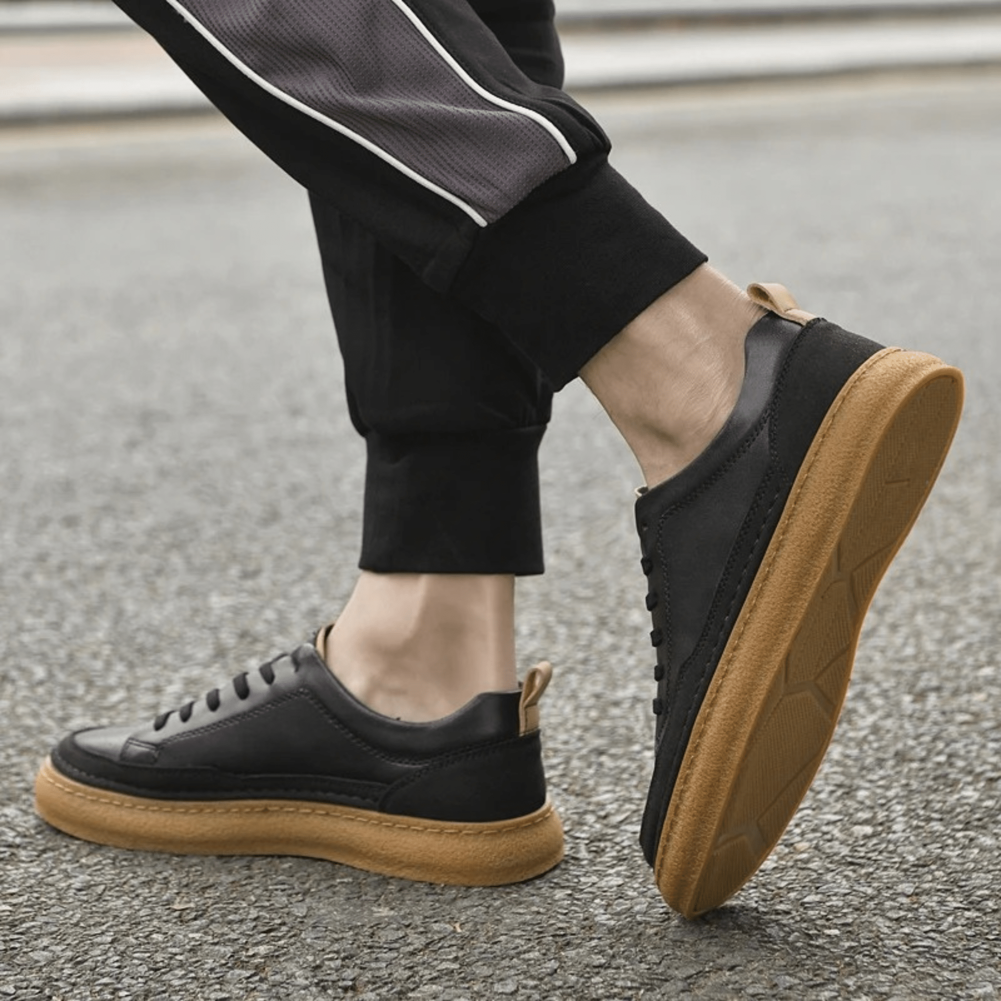 Italian Genuine Leather Sneakers