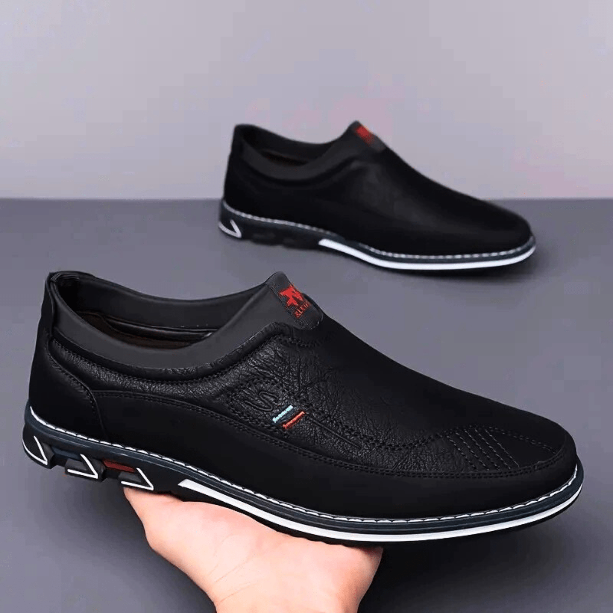Leather Formal Slip-Ons