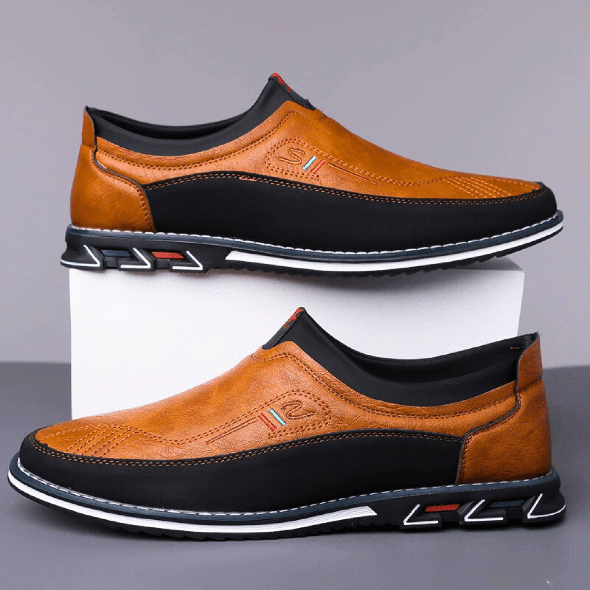 Leather Formal Slip-Ons