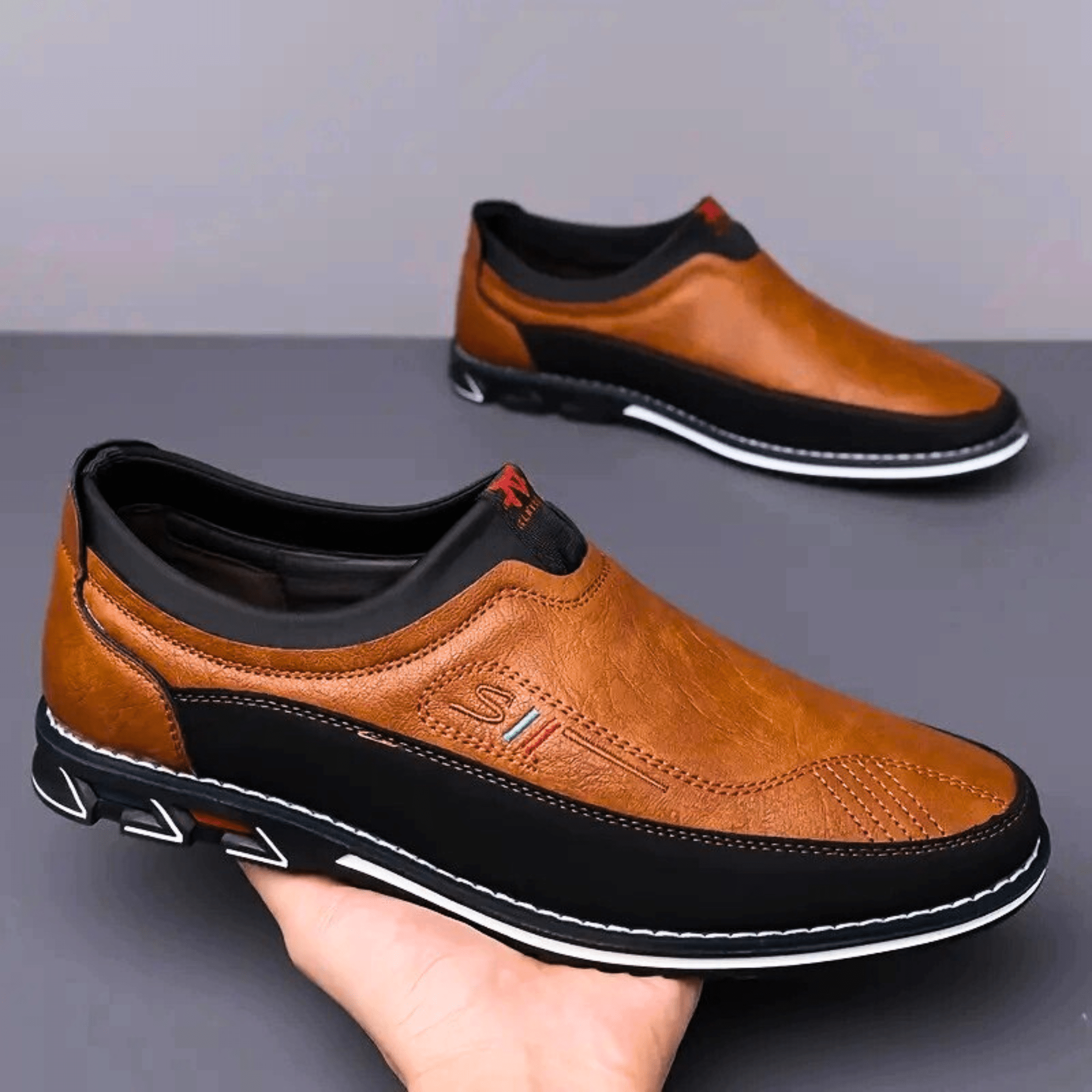 Leather Formal Slip-Ons
