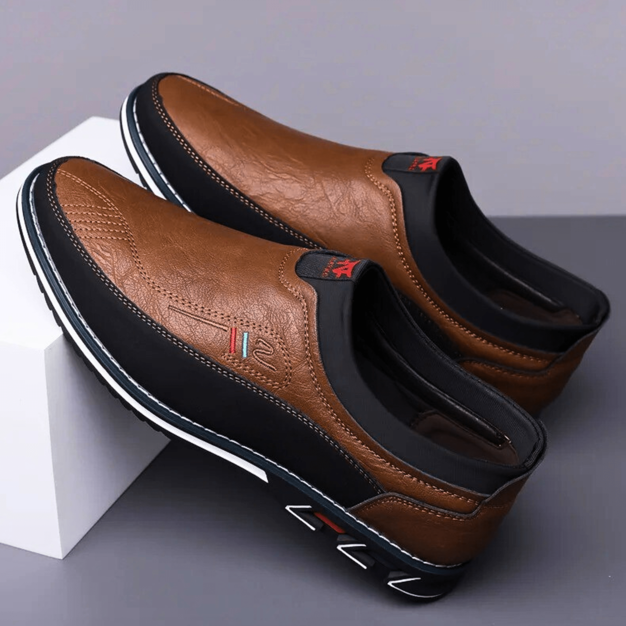 Leather Formal Slip-Ons