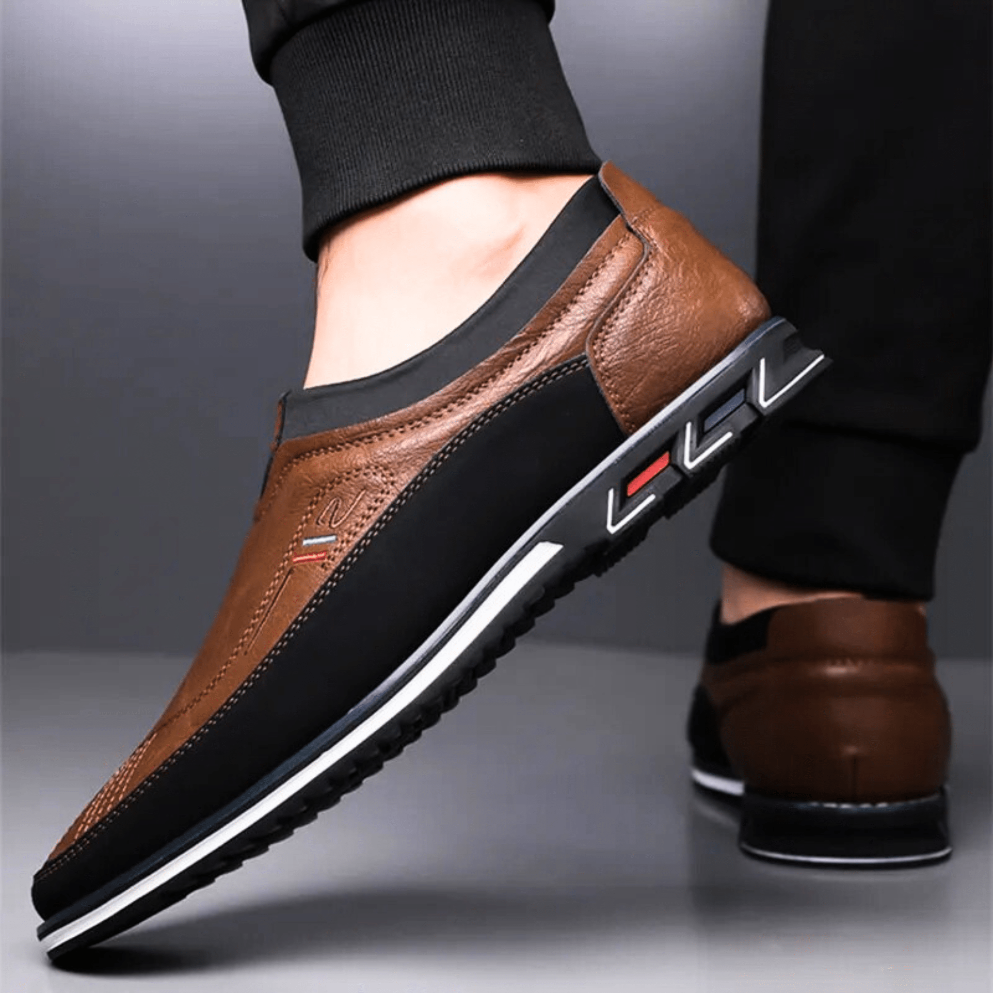 Leather Formal Slip-Ons