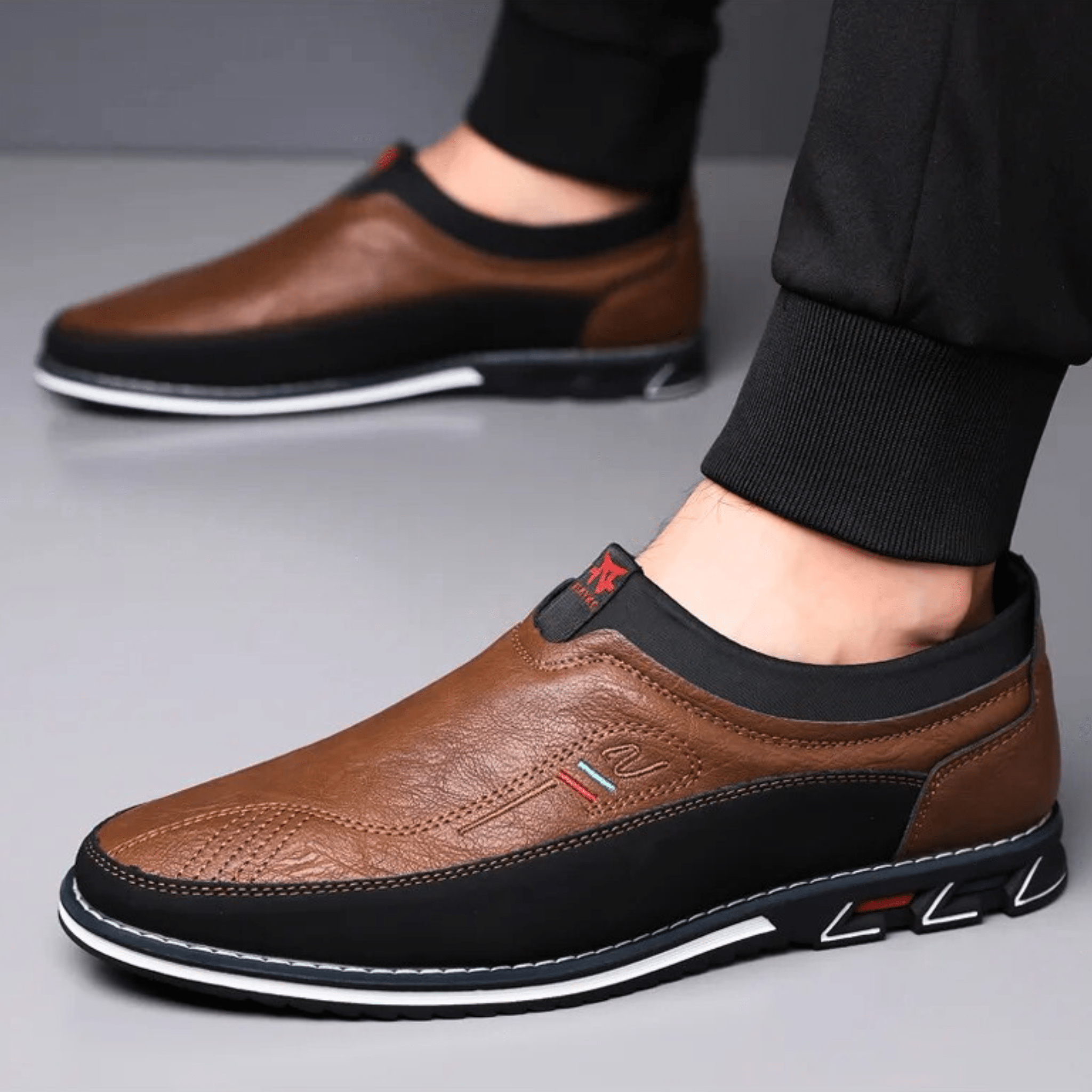 Leather Formal Slip-Ons